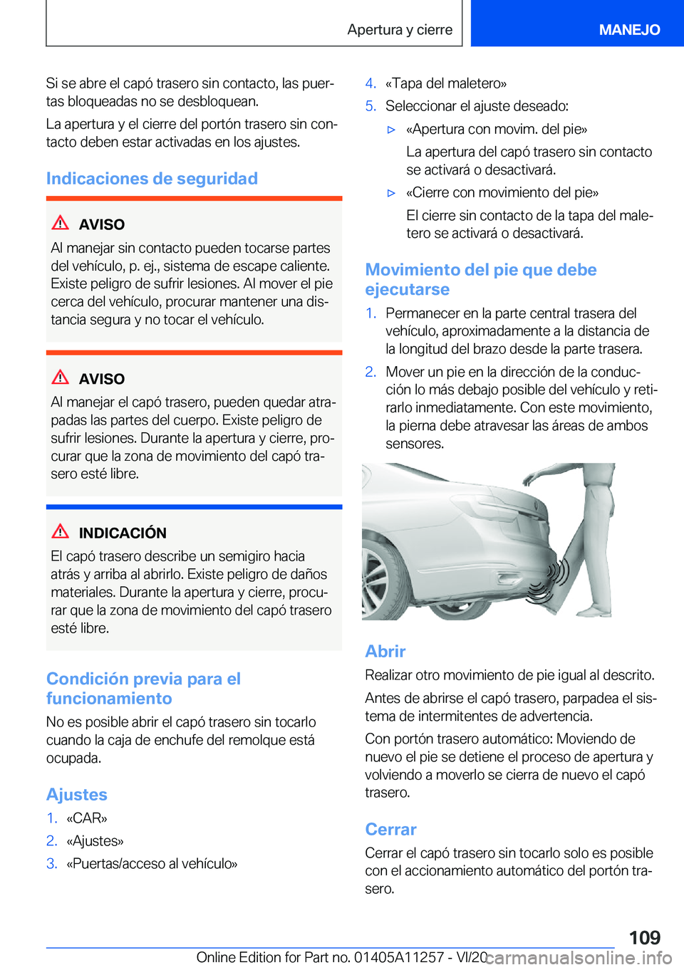 BMW 4 SERIES COUPE 2021  Manuales de Empleo (in Spanish) �S�i��s�e��a�b�r�e��e�l��c�a�p�