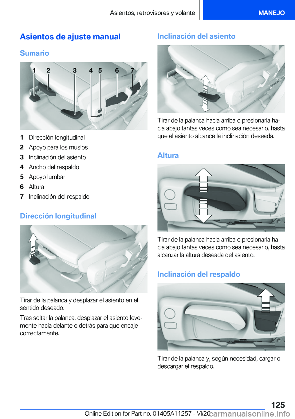 BMW 4 SERIES COUPE 2021  Manuales de Empleo (in Spanish) �A�s�i�e�n�t�o�s��d�e��a�j�u�s�t�e��m�a�n�u�a�l
�S�u�m�a�r�i�o�1�D�i�r�e�c�c�i�
