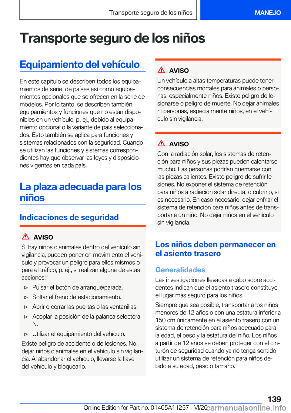 BMW 4 SERIES COUPE 2021  Manuales de Empleo (in Spanish) �T�r�a�n�s�p�o�r�t�e��s�e�g�u�r�o��d�e��l�o�s��n�i�