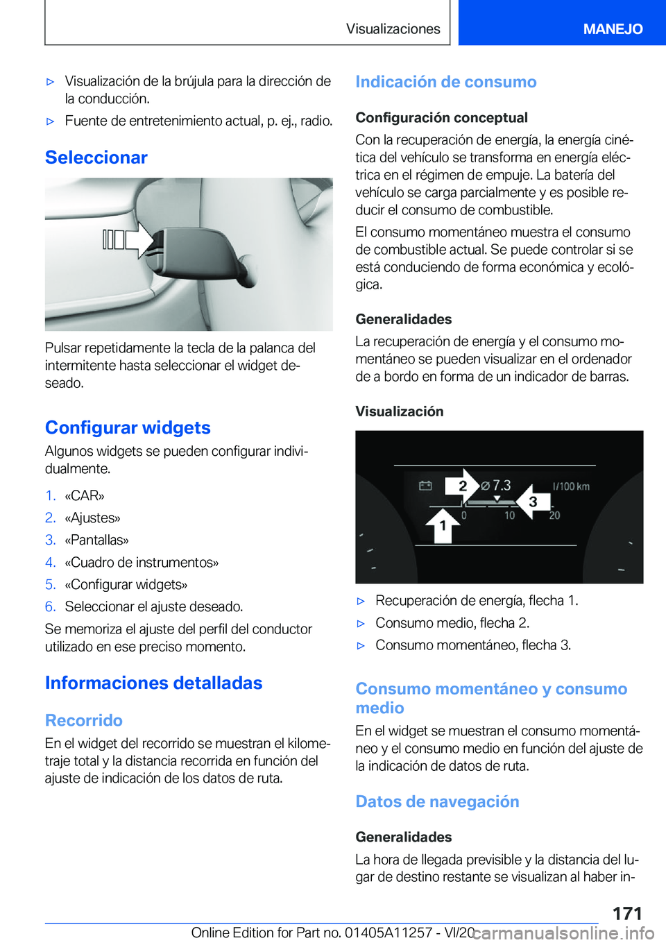 BMW 4 SERIES COUPE 2021  Manuales de Empleo (in Spanish) 'x�V�i�s�u�a�l�i�z�a�c�i�
