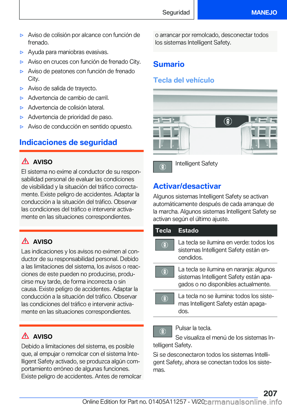 BMW 4 SERIES COUPE 2021  Manuales de Empleo (in Spanish) 'x�A�v�i�s�o��d�e��c�o�l�i�s�i�