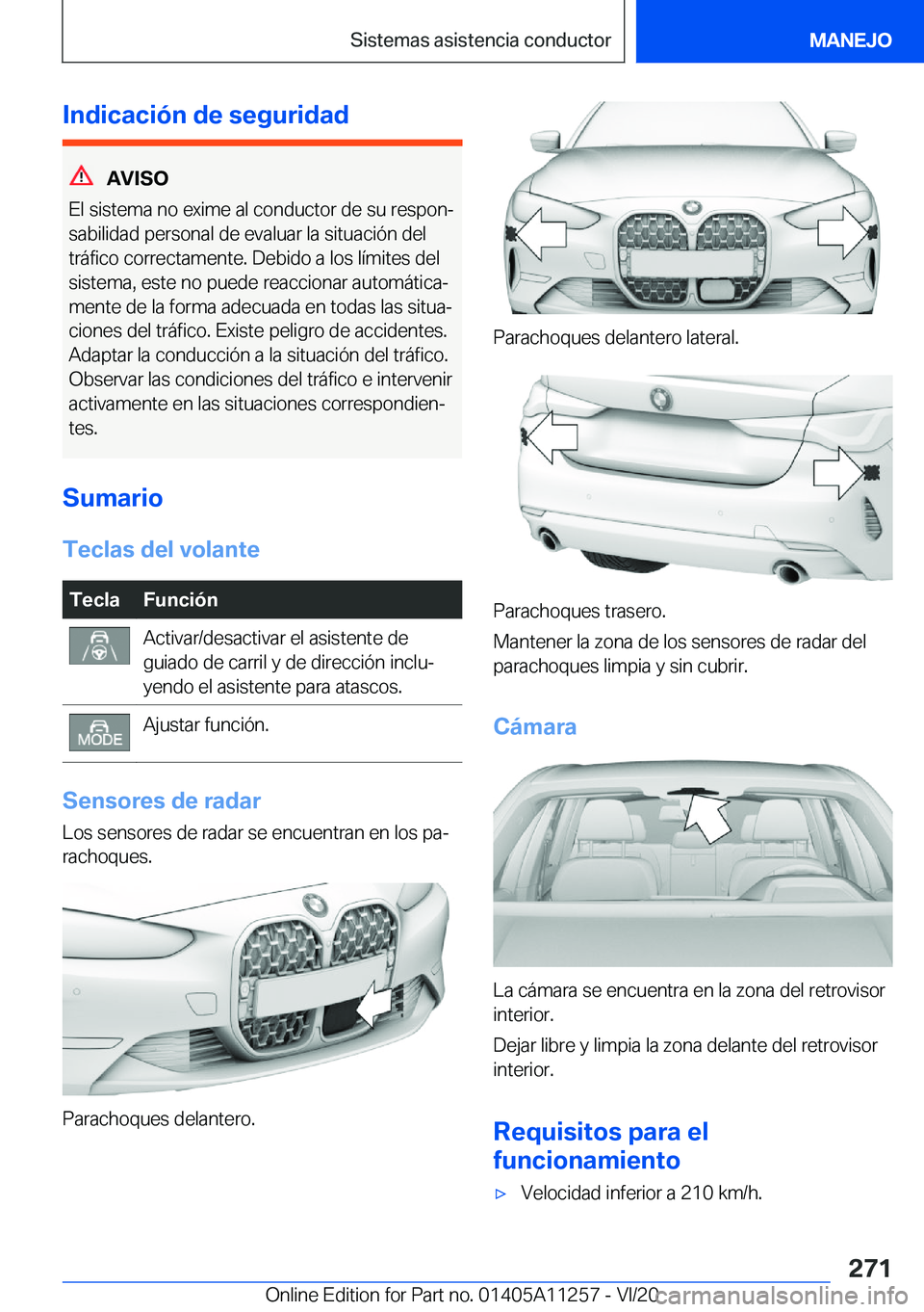 BMW 4 SERIES COUPE 2021  Manuales de Empleo (in Spanish) �I�n�d�i�c�a�c�i�