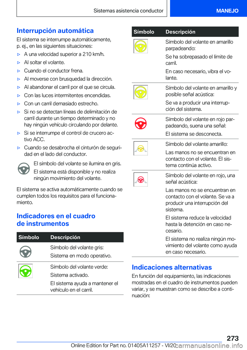 BMW 4 SERIES COUPE 2021  Manuales de Empleo (in Spanish) �I�n�t�e�r�r�u�p�c�i�
