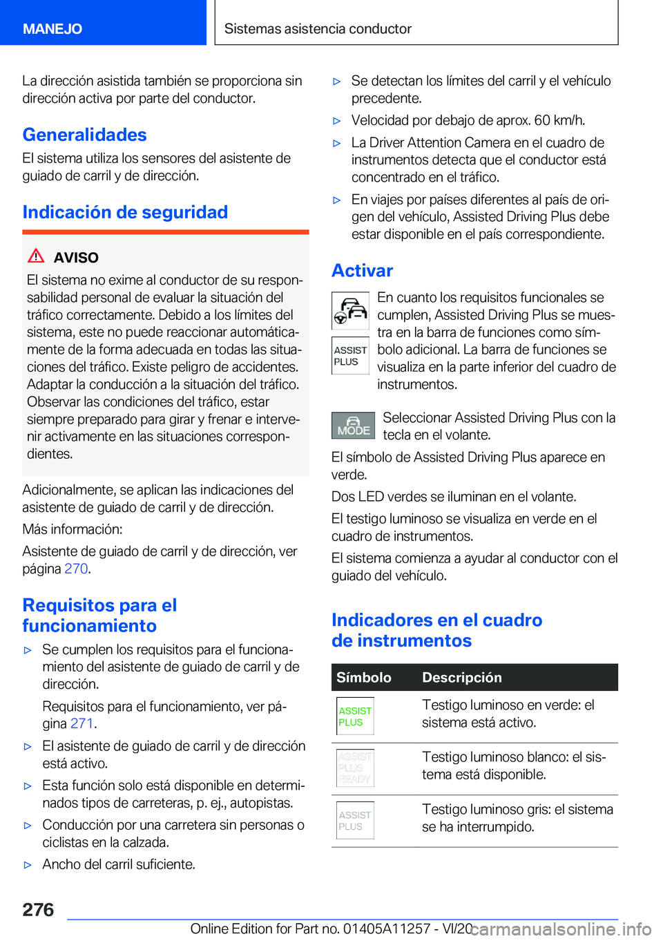 BMW 4 SERIES COUPE 2021  Manuales de Empleo (in Spanish) �L�a��d�i�r�e�c�c�i�