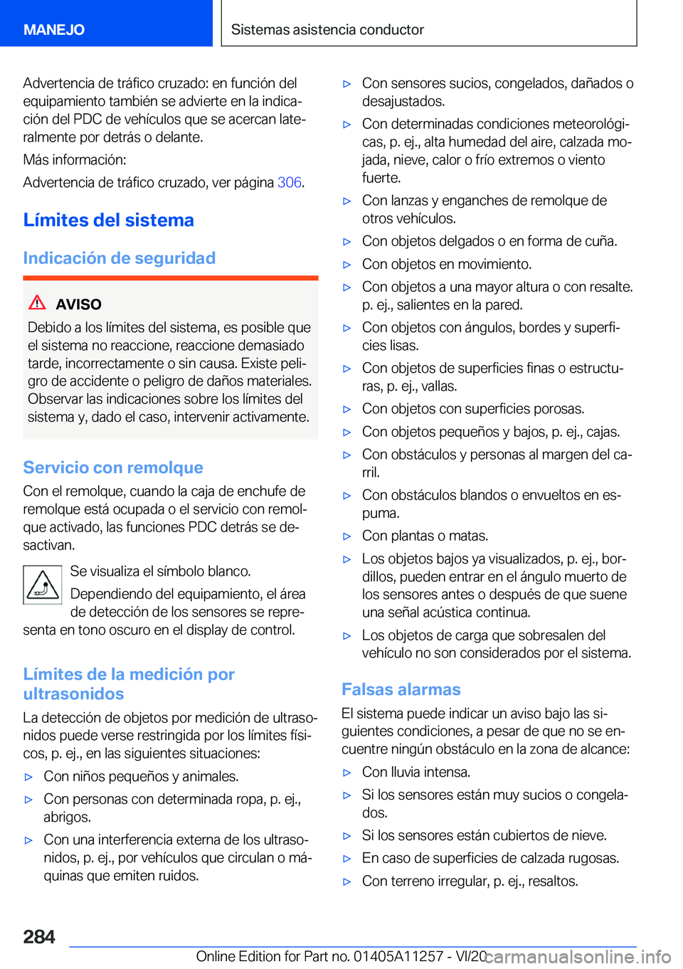 BMW 4 SERIES COUPE 2021  Manuales de Empleo (in Spanish) �A�d�v�e�r�t�e�n�c�i�a��d�e��t�r�á�f�i�c�o��c�r�u�z�a�d�o�:��e�n��f�u�n�c�i�
