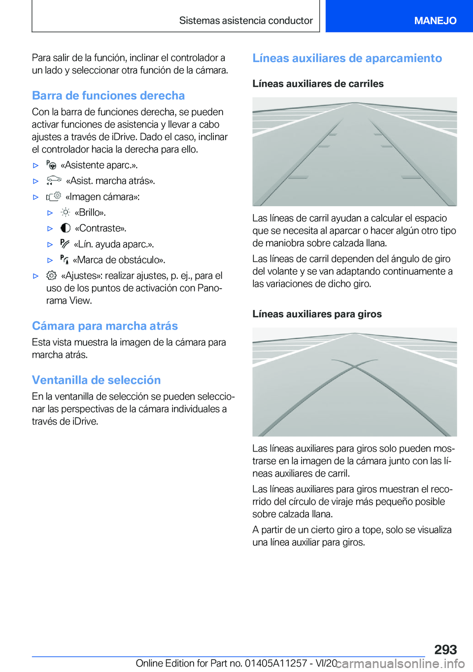 BMW 4 SERIES COUPE 2021  Manuales de Empleo (in Spanish) �P�a�r�a��s�a�l�i�r��d�e��l�a��f�u�n�c�i�