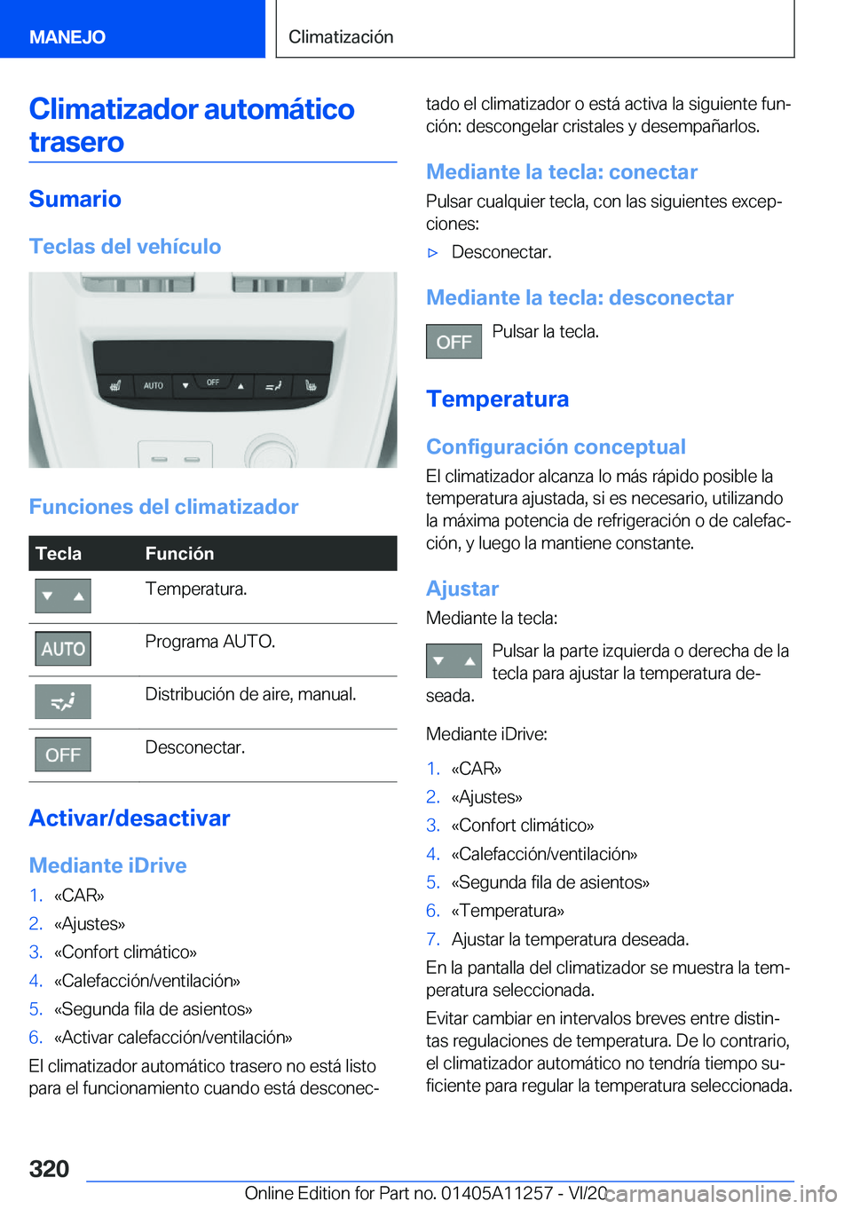 BMW 4 SERIES COUPE 2021  Manuales de Empleo (in Spanish) �C�l�i�m�a�t�i�z�a�d�o�r��a�u�t�o�m�