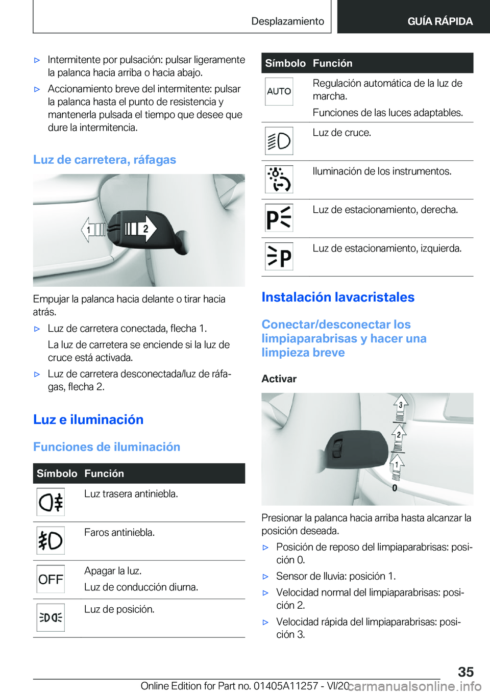 BMW 4 SERIES COUPE 2021  Manuales de Empleo (in Spanish) 'x�I�n�t�e�r�m�i�t�e�n�t�e��p�o�r��p�u�l�s�a�c�i�