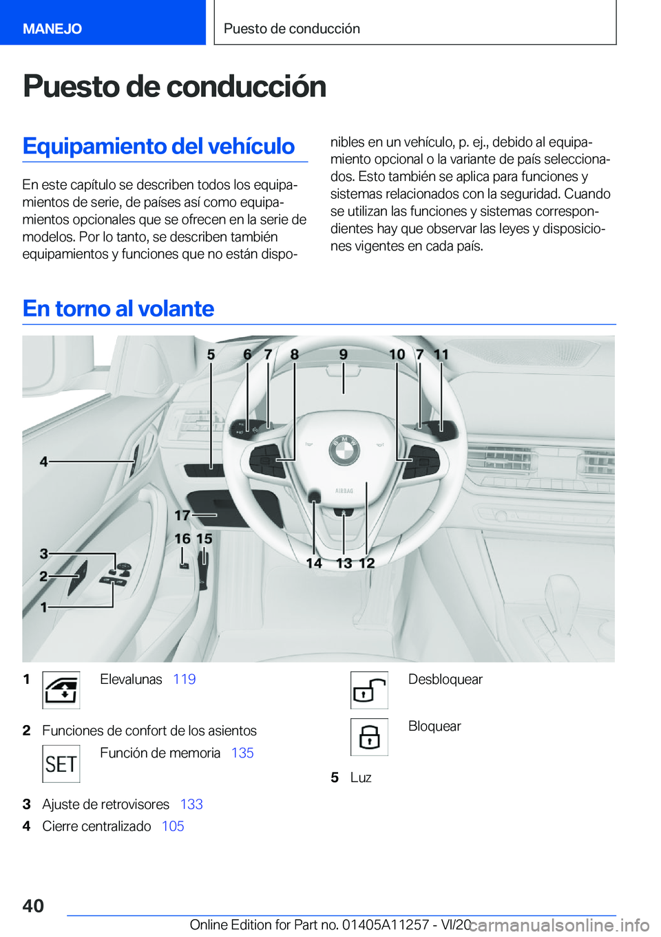 BMW 4 SERIES COUPE 2021  Manuales de Empleo (in Spanish) �P�u�e�s�t�o��d�e��c�o�n�d�u�c�c�i�