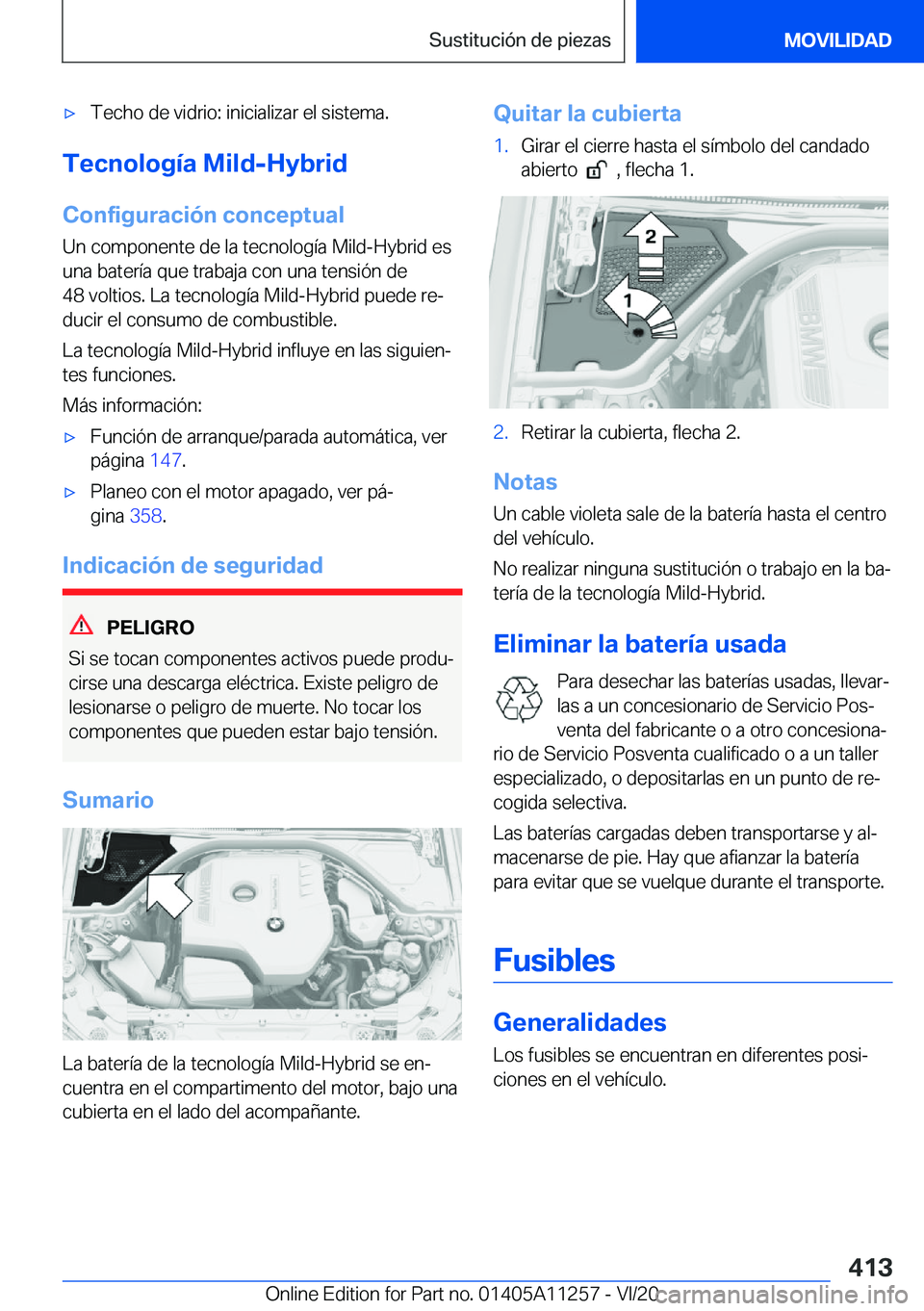 BMW 4 SERIES COUPE 2021  Manuales de Empleo (in Spanish) 'x�T�e�c�h�o��d�e��v�i�d�r�i�o�:��i�n�i�c�i�a�l�i�z�a�r��e�l��s�i�s�t�e�m�a�.
�T�e�c�n�o�l�o�g�