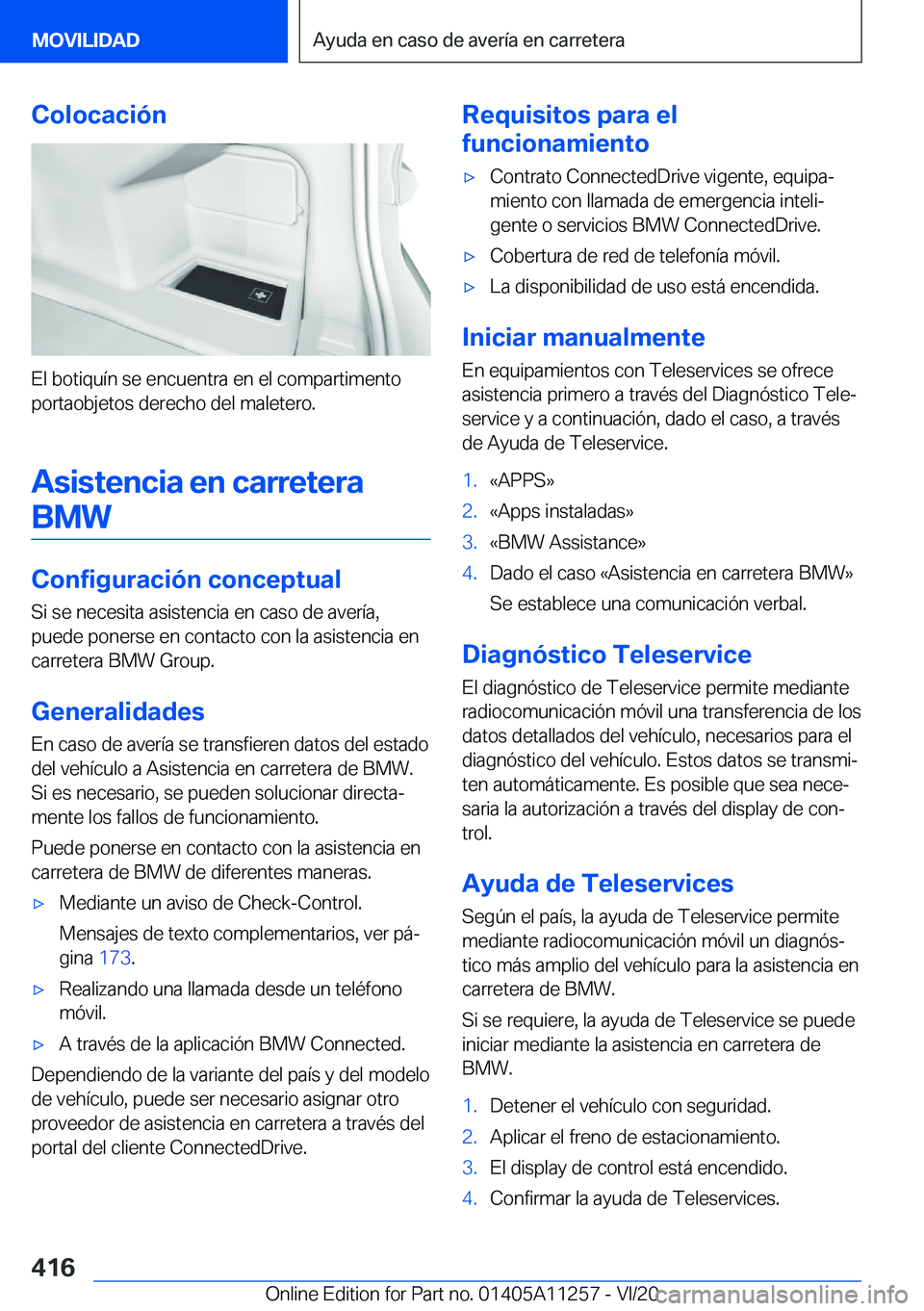 BMW 4 SERIES COUPE 2021  Manuales de Empleo (in Spanish) �C�o�l�o�c�a�c�i�