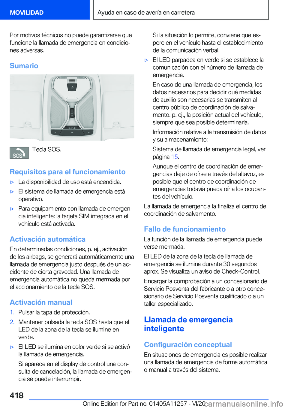 BMW 4 SERIES COUPE 2021  Manuales de Empleo (in Spanish) �P�o�r��m�o�t�i�v�o�s��t�