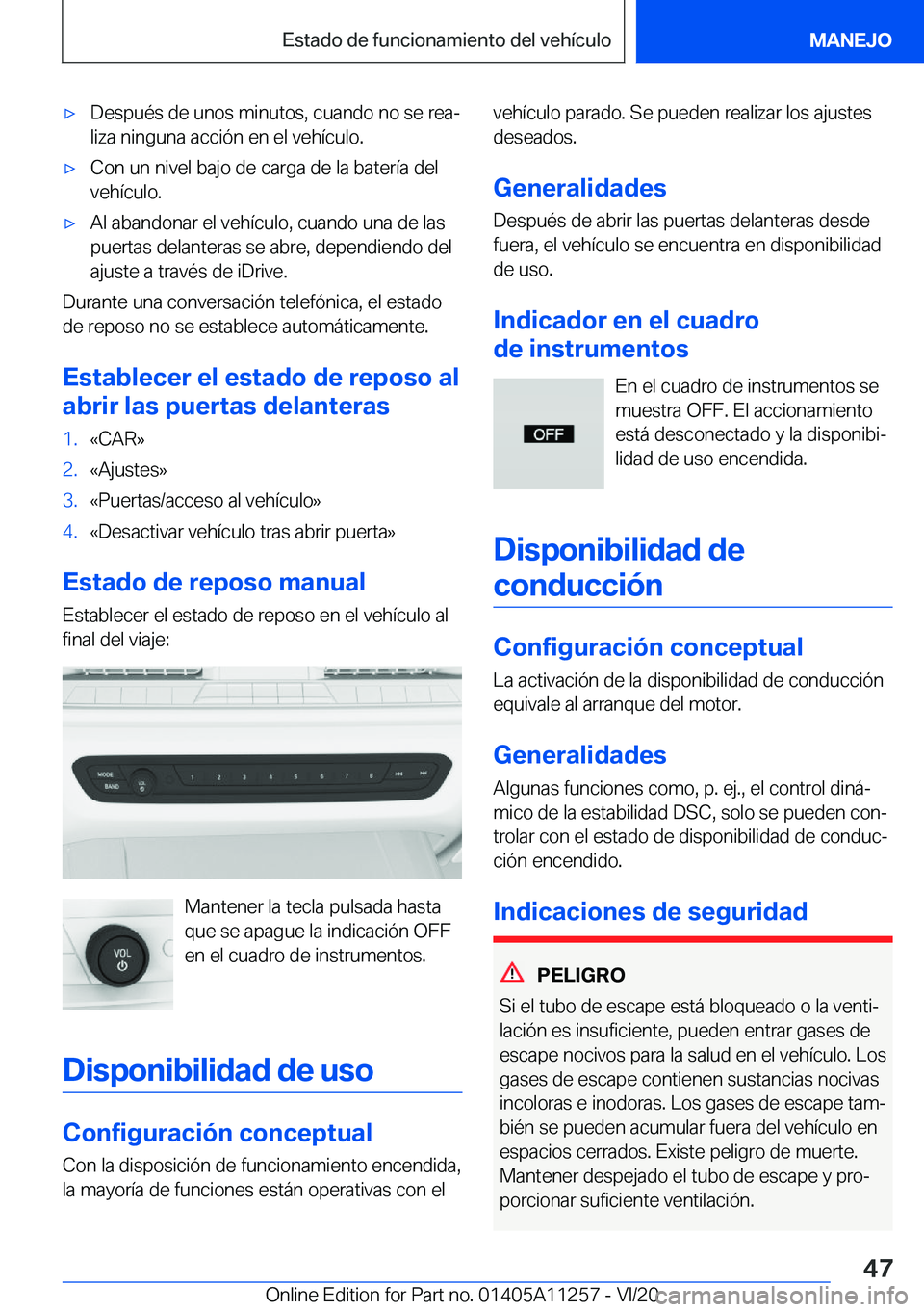 BMW 4 SERIES COUPE 2021  Manuales de Empleo (in Spanish) 'x�D�e�s�p�u�