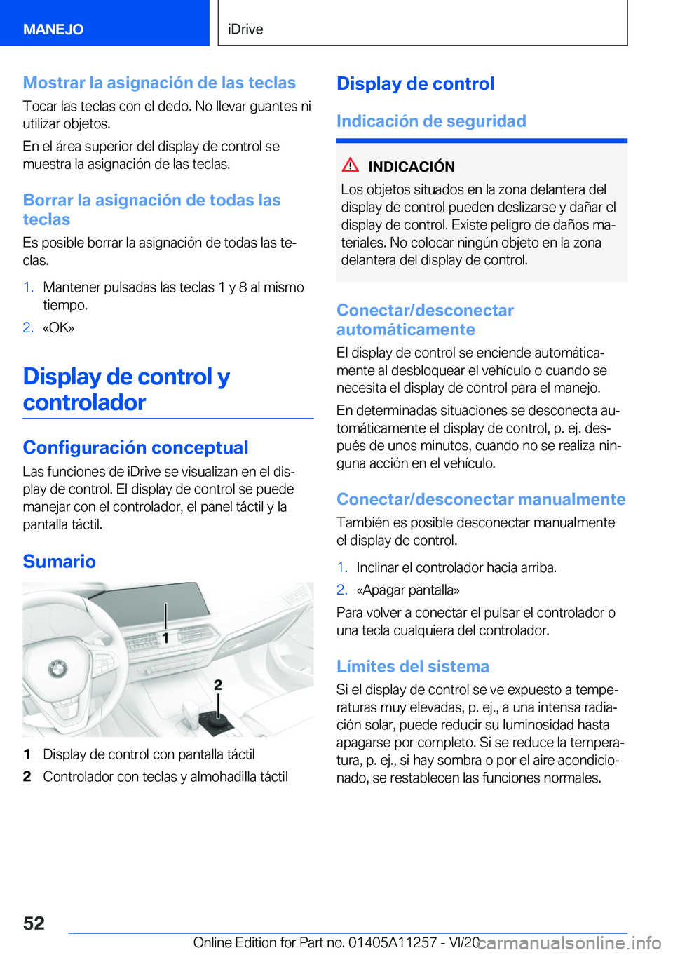 BMW 4 SERIES COUPE 2021  Manuales de Empleo (in Spanish) �M�o�s�t�r�a�r��l�a��a�s�i�g�n�a�c�i�