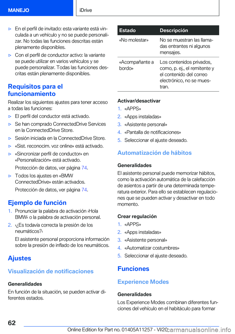 BMW 4 SERIES COUPE 2021  Manuales de Empleo (in Spanish) 'x�E�n��e�l��p�e�r�f�i�l��d�e��i�n�v�i�t�a�d�o�:��e�s�t�a��v�a�r�i�a�n�t�e��e�s�t�á��v�i�nª�c�u�l�a�d�a��a��u�n��v�e�h�