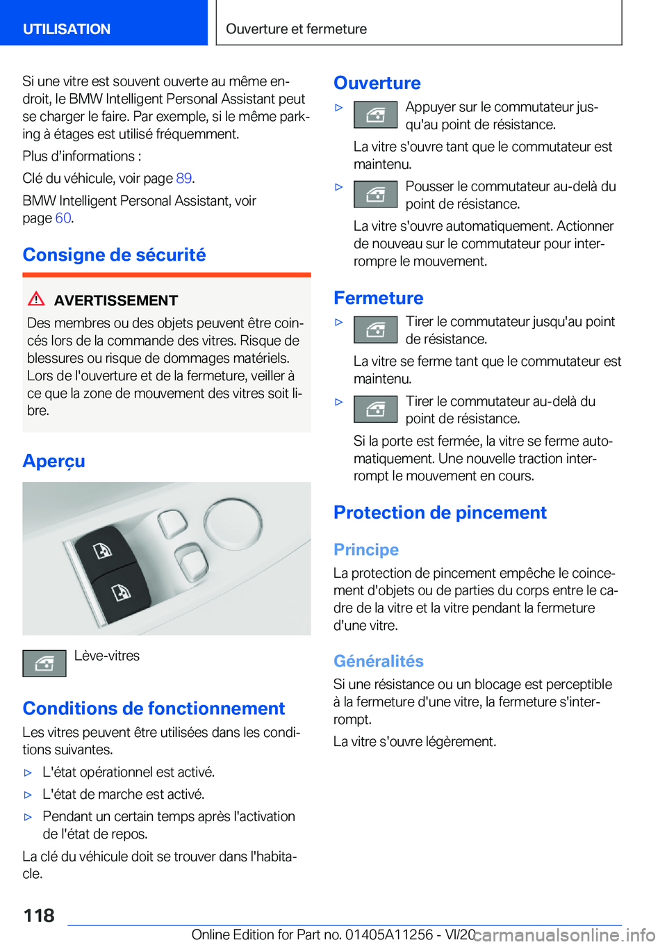 BMW 4 SERIES COUPE 2021  Notices Demploi (in French) �S�i��u�n�e��v�i�t�r�e��e�s�t��s�o�u�v�e�n�t��o�u�v�e�r�t�e��a�u��m�ê�m�e��e�nj
�d�r�o�i�t�,��l�e��B�M�W��I�n�t�e�l�l�i�g�e�n�t��P�e�r�s�o�n�a�l��A�s�s�i�s�t�a�n�t��p�e�u�t
�s�e��c�h�