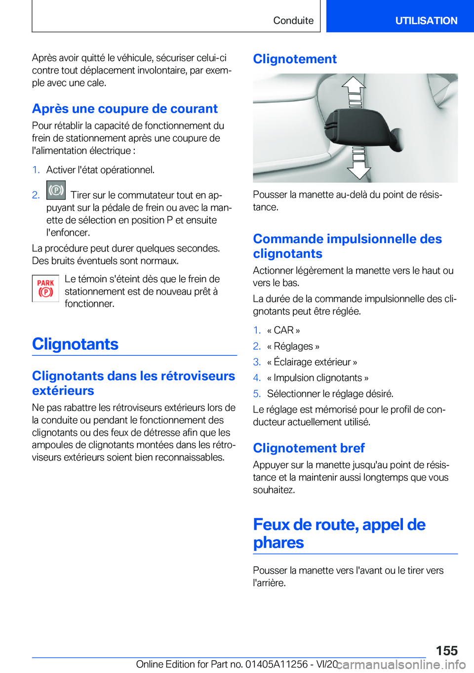 BMW 4 SERIES COUPE 2021  Notices Demploi (in French) �A�p�r�è�s��a�v�o�i�r��q�u�i�t�t�é��l�e��v�é�h�i�c�u�l�e�,��s�é�c�u�r�i�s�e�r��c�e�l�u�i�-�c�i
�c�o�n�t�r�e��t�o�u�t��d�é�p�l�a�c�e�m�e�n�t��i�n�v�o�l�o�n�t�a�i�r�e�,��p�a�r��e�x�e�mj