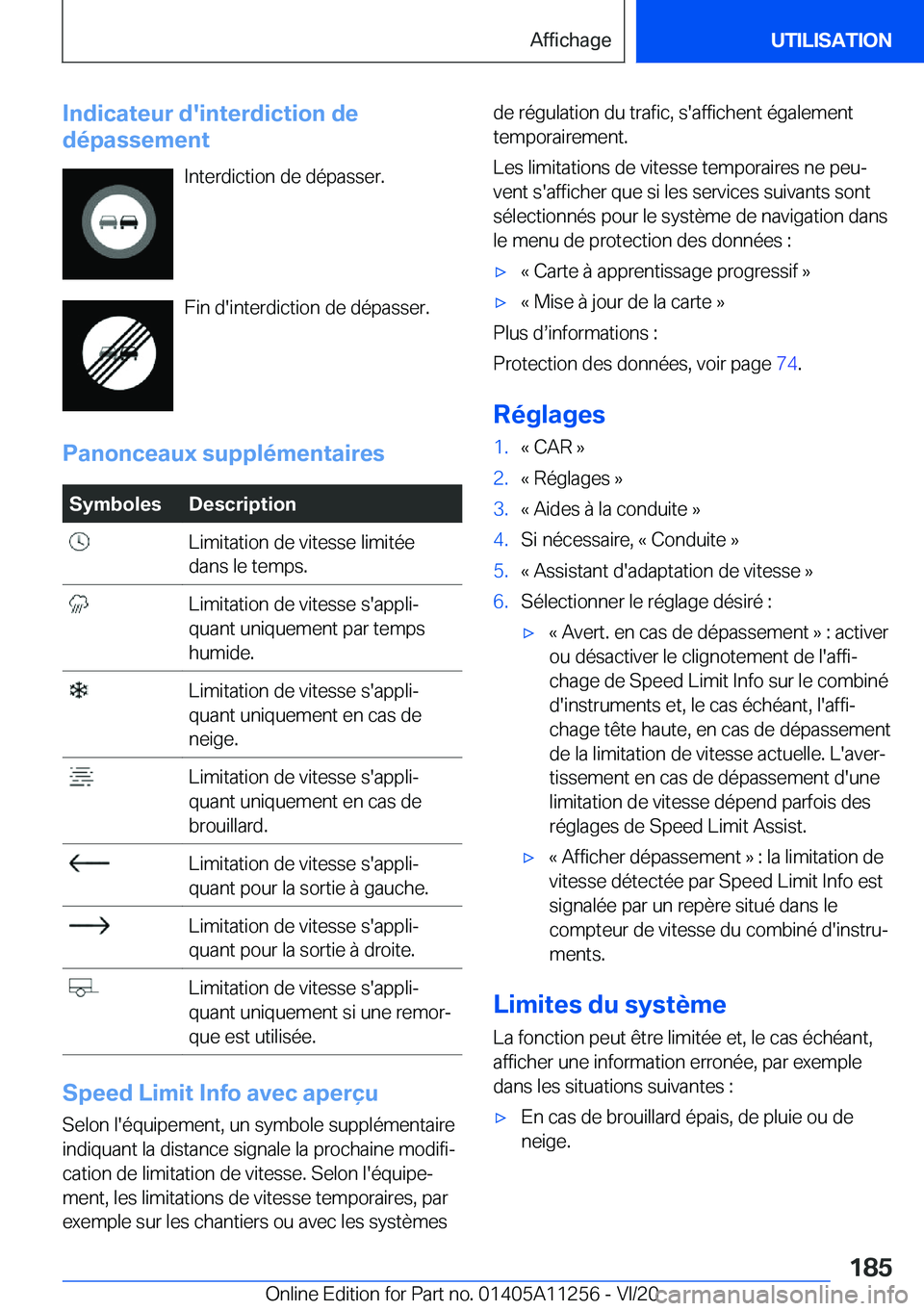 BMW 4 SERIES COUPE 2021  Notices Demploi (in French) �I�n�d�i�c�a�t�e�u�r��d�'�i�n�t�e�r�d�i�c�t�i�o�n��d�e
�d�é�p�a�s�s�e�m�e�n�t
�I�n�t�e�r�d�i�c�t�i�o�n��d�e��d�é�p�a�s�s�e�r�.
�F�i�n��d�'�i�n�t�e�r�d�i�c�t�i�o�n��d�e��d�é�p�a�s�s�e