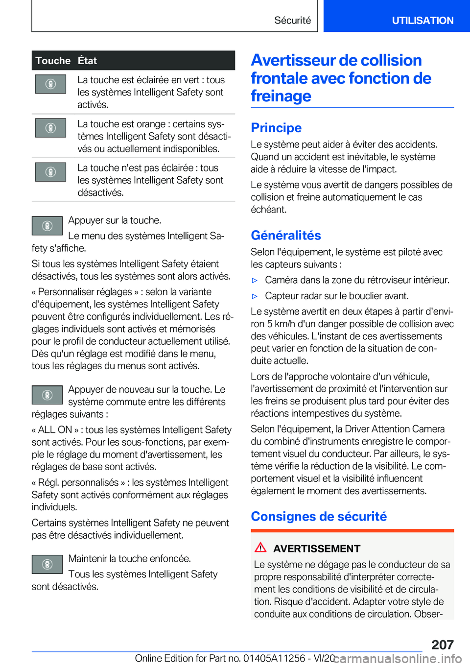 BMW 4 SERIES COUPE 2021  Notices Demploi (in French) �T�o�u�c�h�e�