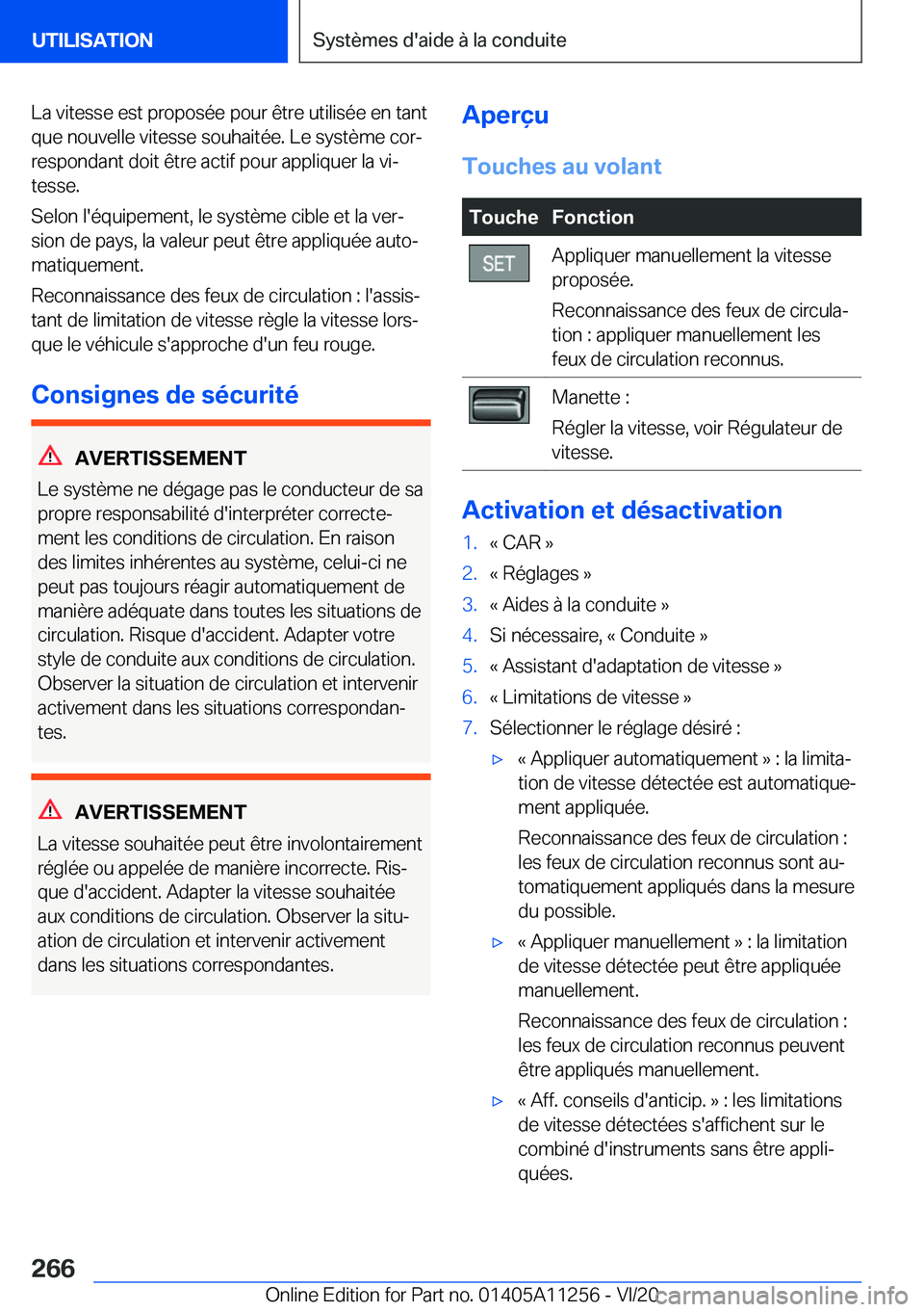 BMW 4 SERIES COUPE 2021  Notices Demploi (in French) �L�a��v�i�t�e�s�s�e��e�s�t��p�r�o�p�o�s�é�e��p�o�u�r��ê�t�r�e��u�t�i�l�i�s�é�e��e�n��t�a�n�t
�q�u�e��n�o�u�v�e�l�l�e��v�i�t�e�s�s�e��s�o�u�h�a�i�t�é�e�.��L�e��s�y�s�t�è�m�e��c�o�rj