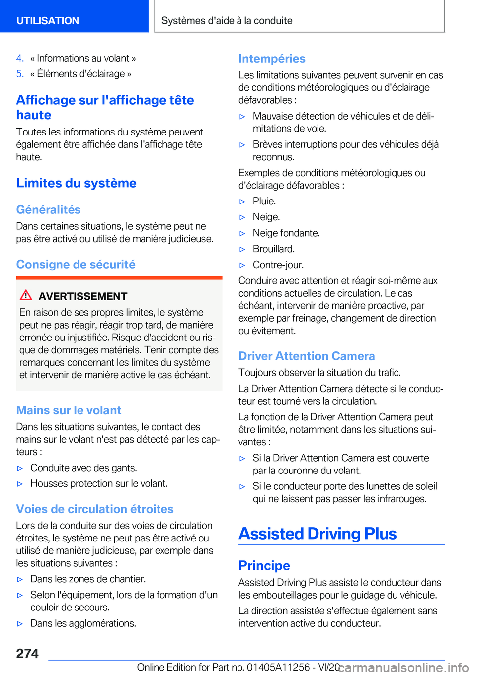BMW 4 SERIES COUPE 2021  Notices Demploi (in French) �4�.�k��I�n�f�o�r�m�a�t�i�o�n�s��a�u��v�o�l�a�n�t��{�5�.�k��