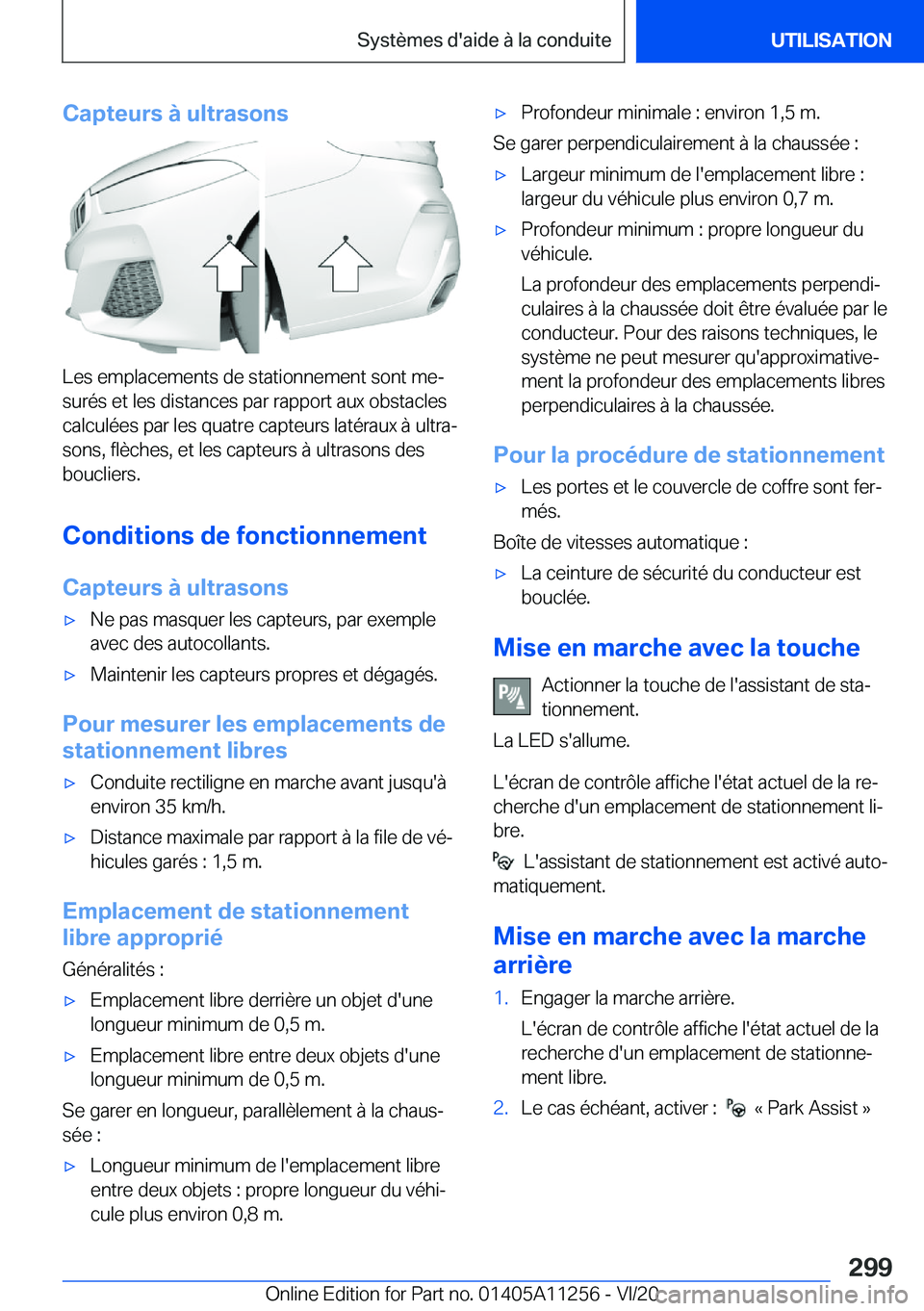 BMW 4 SERIES COUPE 2021  Notices Demploi (in French) �C�a�p�t�e�u�r�s��