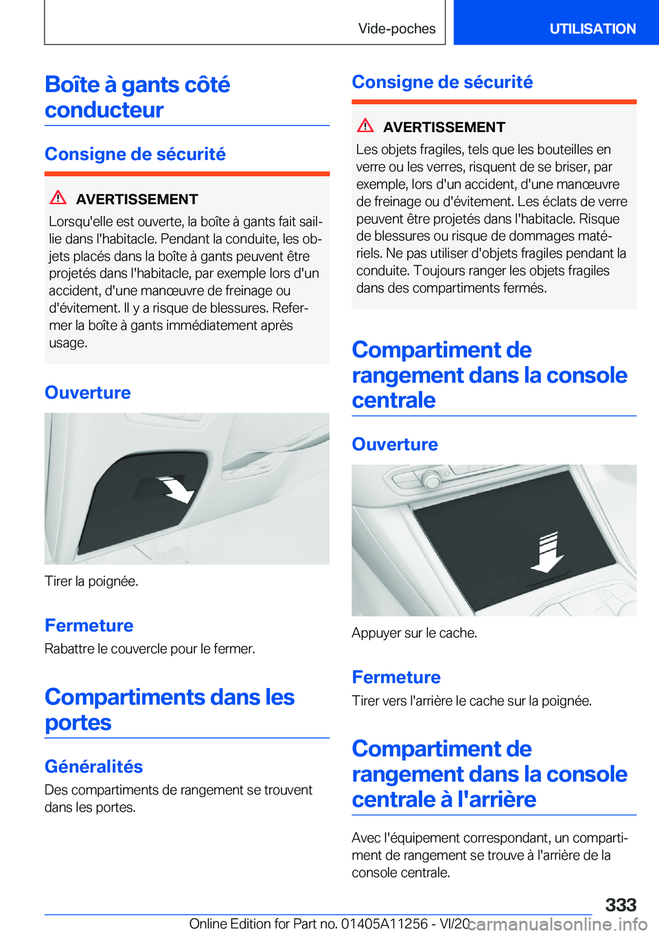 BMW 4 SERIES COUPE 2021  Notices Demploi (in French) �B�o�