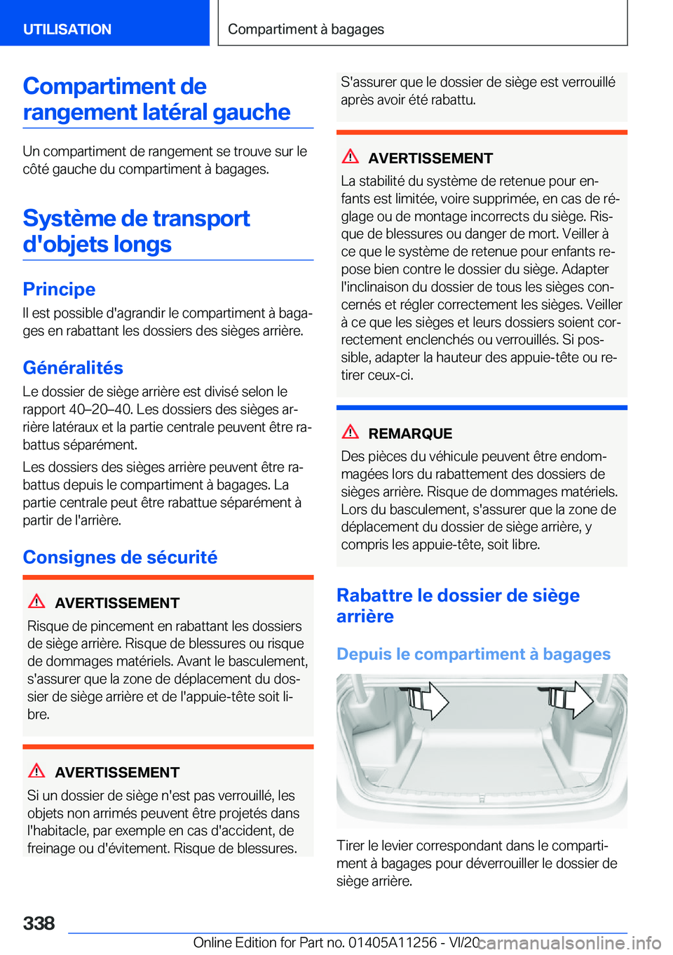 BMW 4 SERIES COUPE 2021  Notices Demploi (in French) �C�o�m�p�a�r�t�i�m�e�n�t��d�e�r�a�n�g�e�m�e�n�t��l�a�t�é�r�a�l��g�a�u�c�h�e
�U�n��c�o�m�p�a�r�t�i�m�e�n�t��d�e��r�a�n�g�e�m�e�n�t��s�e��t�r�o�u�v�e��s�u�r��l�e
�c�