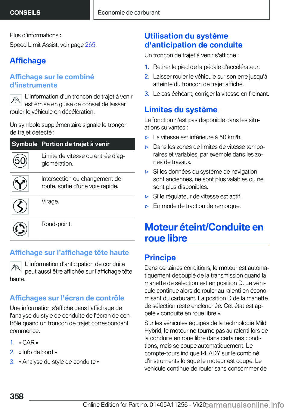 BMW 4 SERIES COUPE 2021  Notices Demploi (in French) �P�l�u�s��ds�i�n�f�o�r�m�a�t�i�o�n�s��:
�S�p�e�e�d��L�i�m�i�t��A�s�s�i�s�t�,��v�o�i�r��p�a�g�e� �2�6�5�.
�A�f�f�i�c�h�a�g�e
�A�f�f�i�c�h�a�g�e��s�u�r��l�e��c�o�m�b�i�n�é
�d�'�i�n�s�t�r