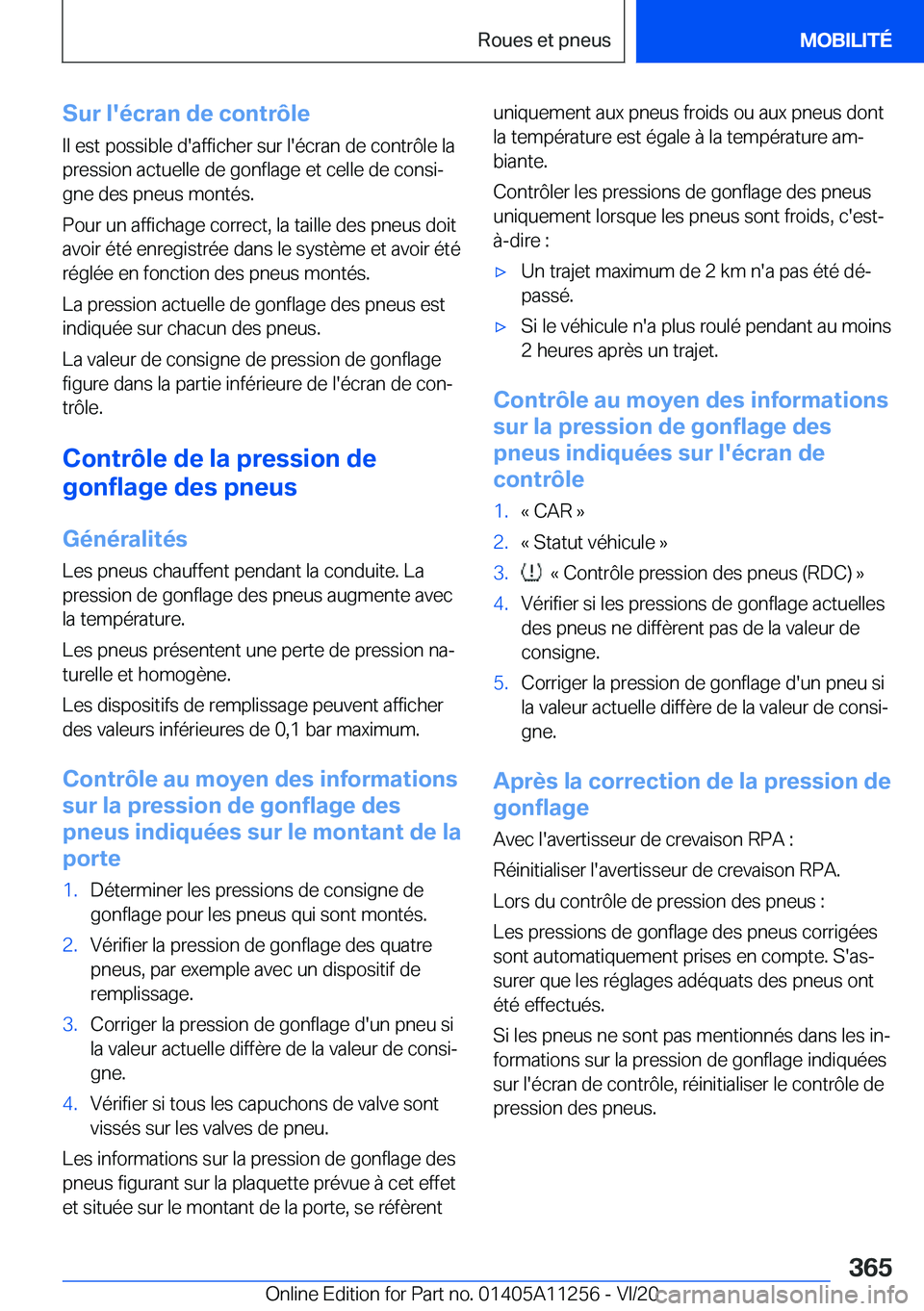 BMW 4 SERIES COUPE 2021  Notices Demploi (in French) �S�u�r��l�'�é�c�r�a�n��d�e��c�o�n�t�r�