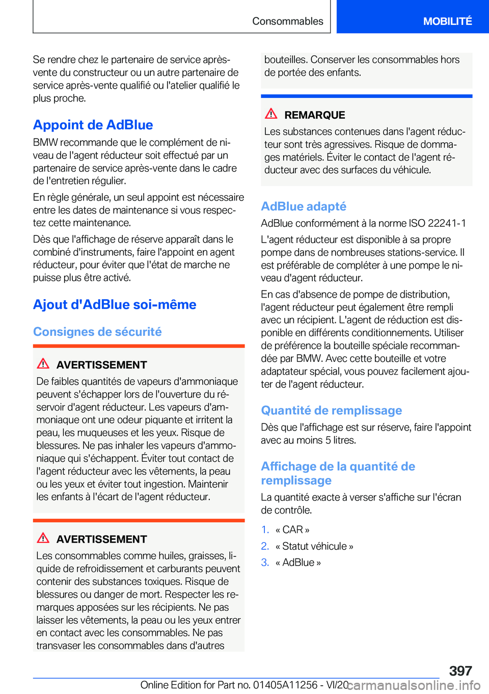 BMW 4 SERIES COUPE 2021  Notices Demploi (in French) �S�e��r�e�n�d�r�e��c�h�e�z��l�e��p�a�r�t�e�n�a�i�r�e��d�e��s�e�r�v�i�c�e��a�p�r�è�s�-
�v�e�n�t�e��d�u��c�o�n�s�t�r�u�c�t�e�u�r��o�u��u�n��a�u�t�r�e��p�a�r�t�e�n�a�i�r�e��d�e
�s�e�r�v�i�