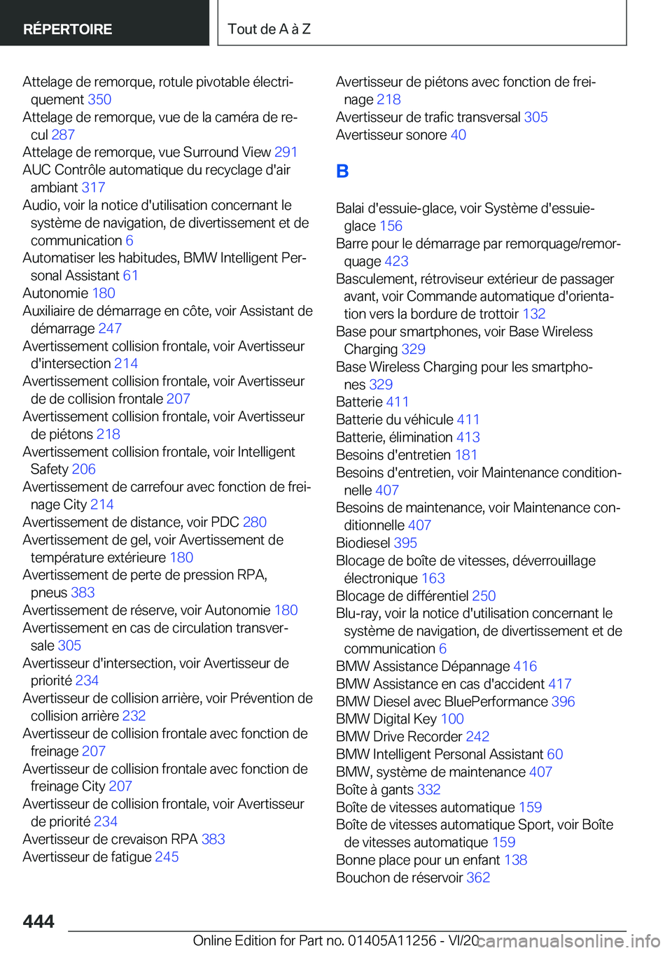 BMW 4 SERIES COUPE 2021  Notices Demploi (in French) �A�t�t�e�l�a�g�e��d�e��r�e�m�o�r�q�u�e�,��r�o�t�u�l�e��p�i�v�o�t�a�b�l�e��é�l�e�c�t�r�ij�q�u�e�m�e�n�t� �3�5�0�
�A�t�t�e�l�a�g�e��d�e��r�e�m�o�r�q�u�e�,��v�u�e��d�e��l�a��c�a�m�é�r�a�