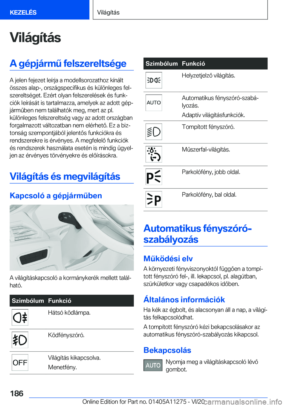 BMW 4 SERIES COUPE 2021  Kezelési útmutató (in Hungarian) �V�i�l�