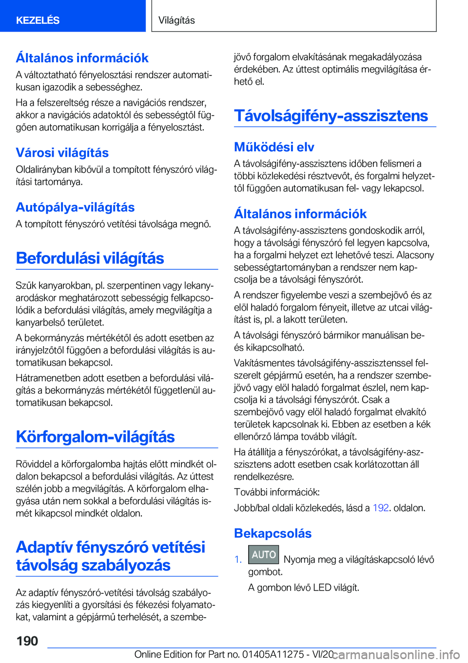 BMW 4 SERIES COUPE 2021  Kezelési útmutató (in Hungarian) �