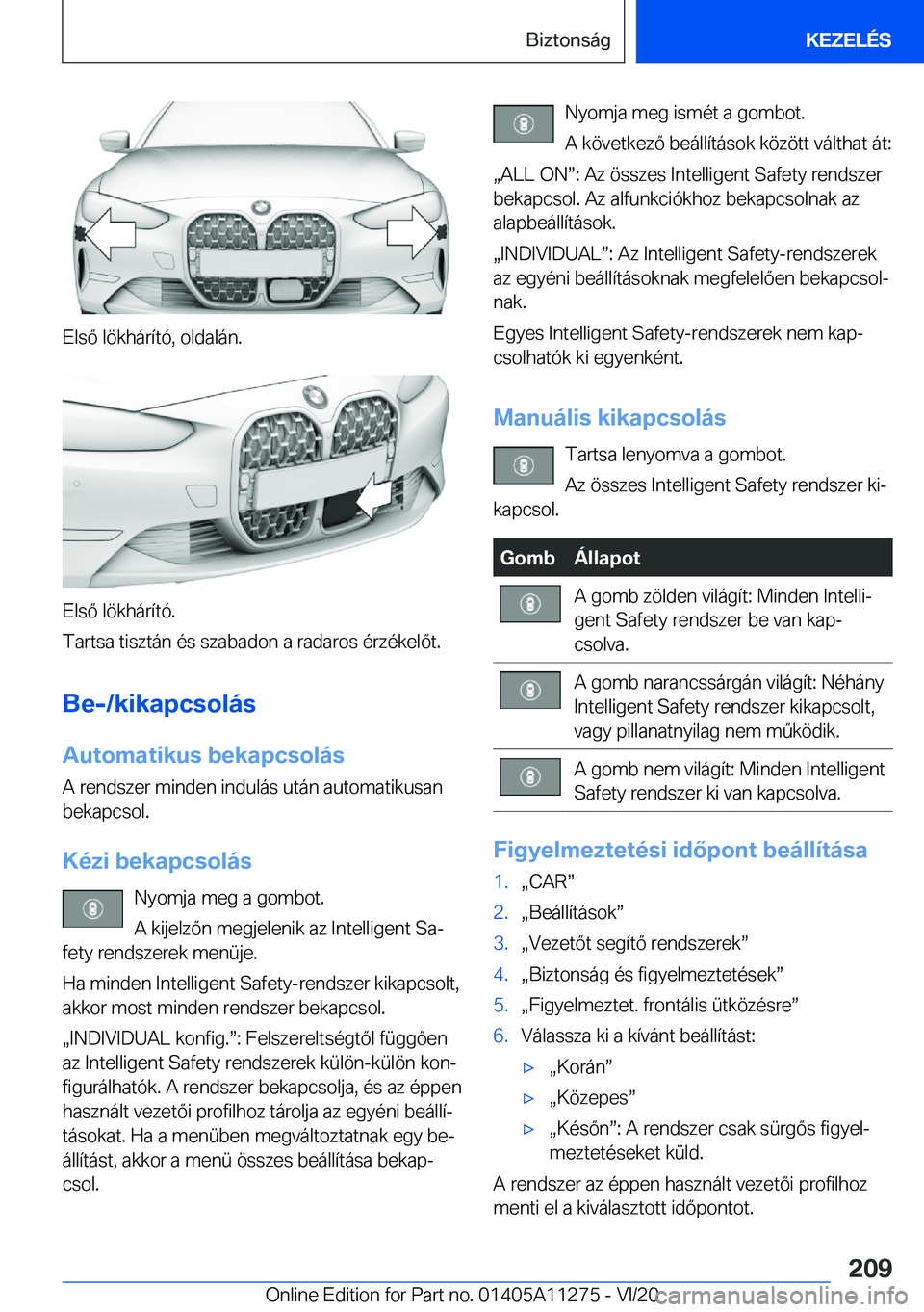BMW 4 SERIES COUPE 2021  Kezelési útmutató (in Hungarian) �E�l�s�