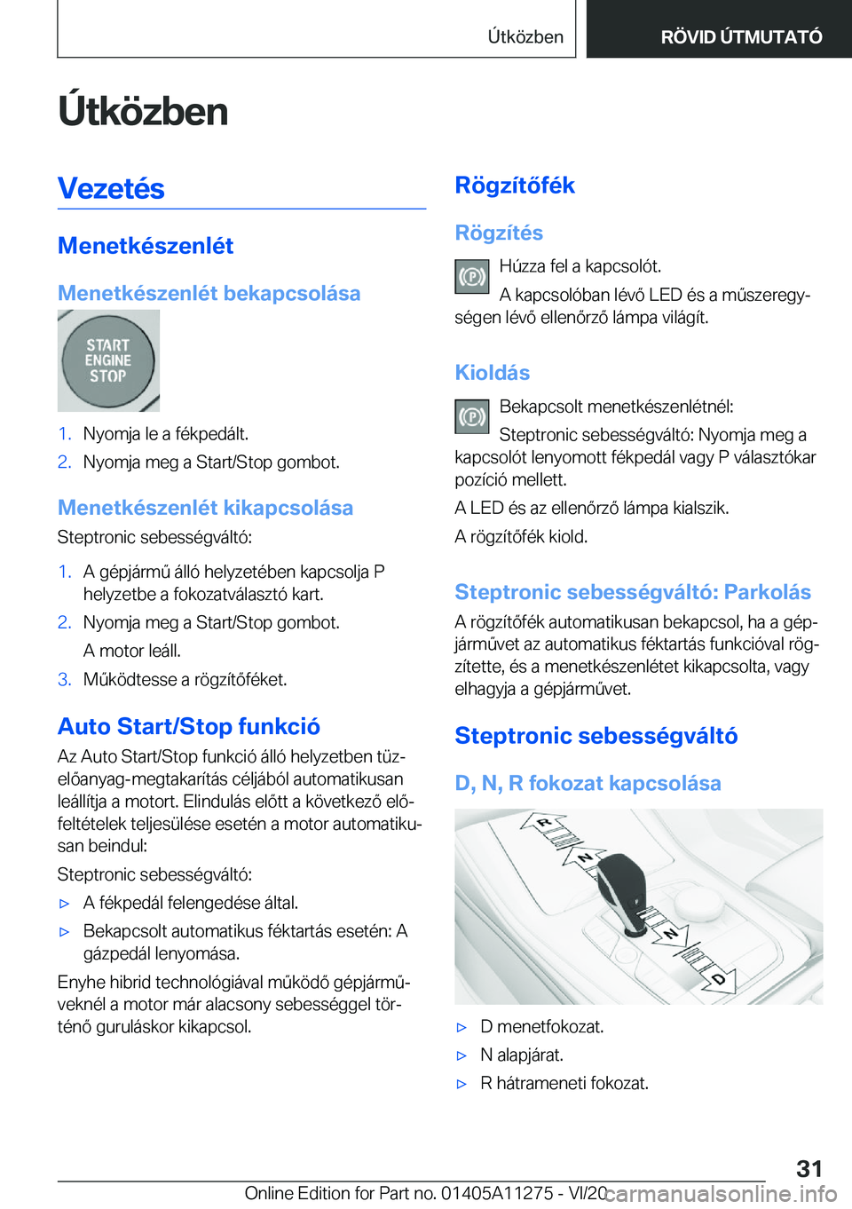 BMW 4 SERIES COUPE 2021  Kezelési útmutató (in Hungarian) �