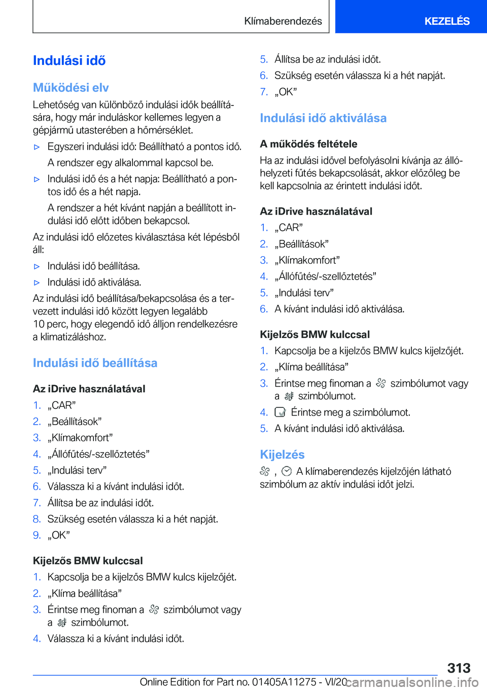 BMW 4 SERIES COUPE 2021  Kezelési útmutató (in Hungarian) �I�n�d�u�l�