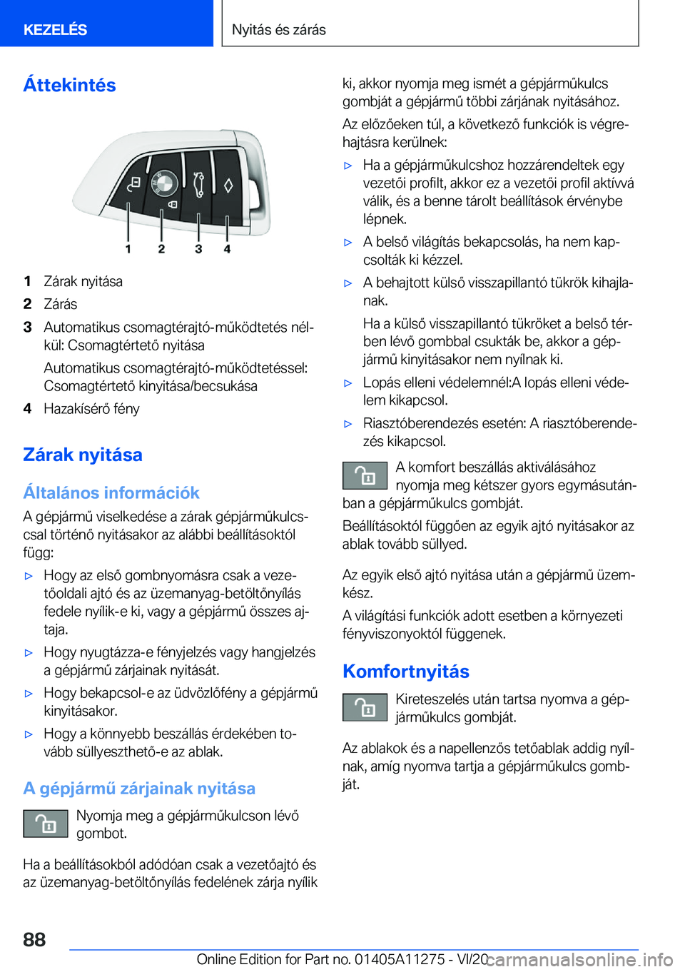 BMW 4 SERIES COUPE 2021  Kezelési útmutató (in Hungarian) �