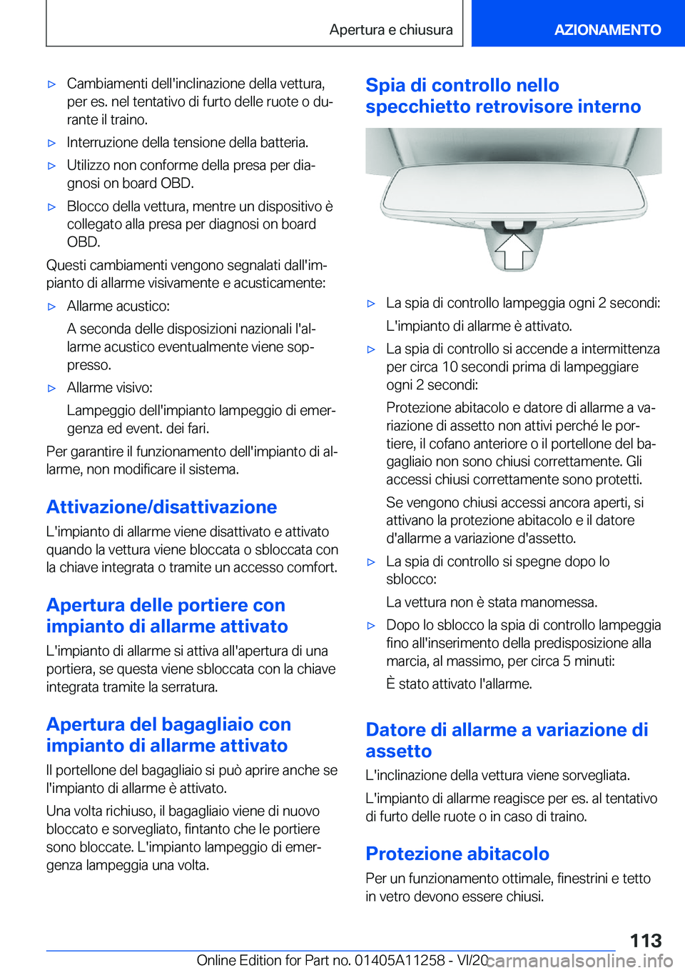 BMW 4 SERIES COUPE 2021  Libretti Di Uso E manutenzione (in Italian) 'x�C�a�m�b�i�a�m�e�n�t�i��d�e�l�l�'�i�n�c�l�i�n�a�z�i�o�n�e��d�e�l�l�a��v�e�t�t�u�r�a�,�p�e�r��e�s�.��n�e�l��t�e�n�t�a�t�i�v�o��d�i��f�u�r�t�o��d�e�l�l�e��r�u�o�t�e��o��d�uª
�r�a