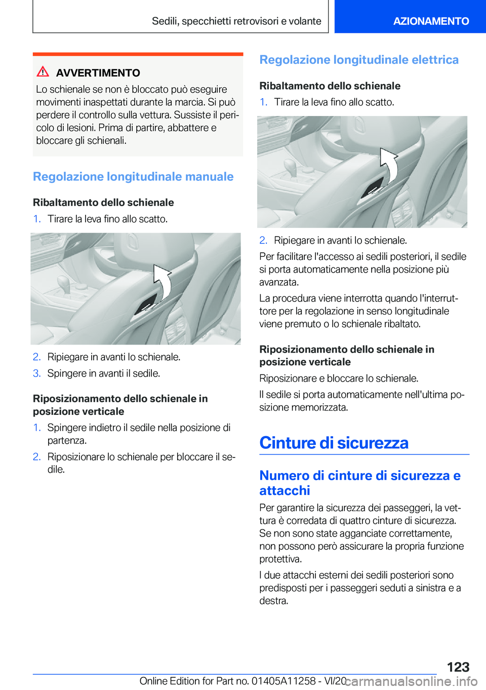 BMW 4 SERIES COUPE 2021  Libretti Di Uso E manutenzione (in Italian) �A�V�V�E�R�T�I�M�E�N�T�O
�L�o��s�c�h�i�e�n�a�l�e��s�e��n�o�n��è��b�l�o�c�c�a�t�o��p�u�