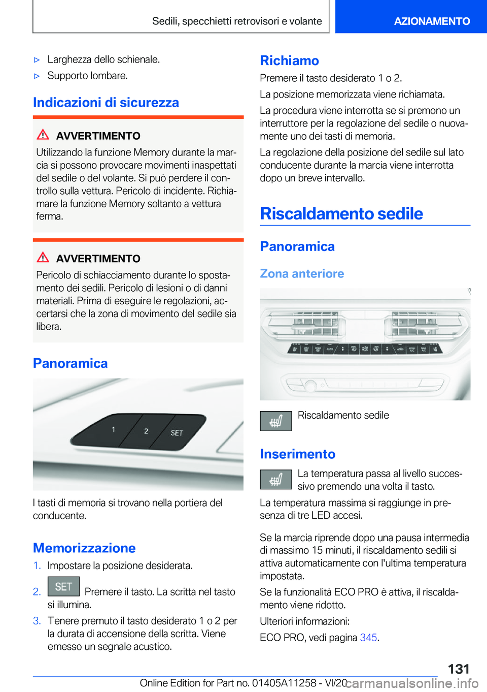 BMW 4 SERIES COUPE 2021  Libretti Di Uso E manutenzione (in Italian) 'x�L�a�r�g�h�e�z�z�a��d�e�l�l�o��s�c�h�i�e�n�a�l�e�.'x�S�u�p�p�o�r�t�o��l�o�m�b�a�r�e�.
�I�n�d�i�c�a�z�i�o�n�i��d�i��s�i�c�u�r�e�z�z�a
�A�V�V�E�R�T�I�M�E�N�T�O
�U�t�i�l�i�z�z�a�n�d�o��l�