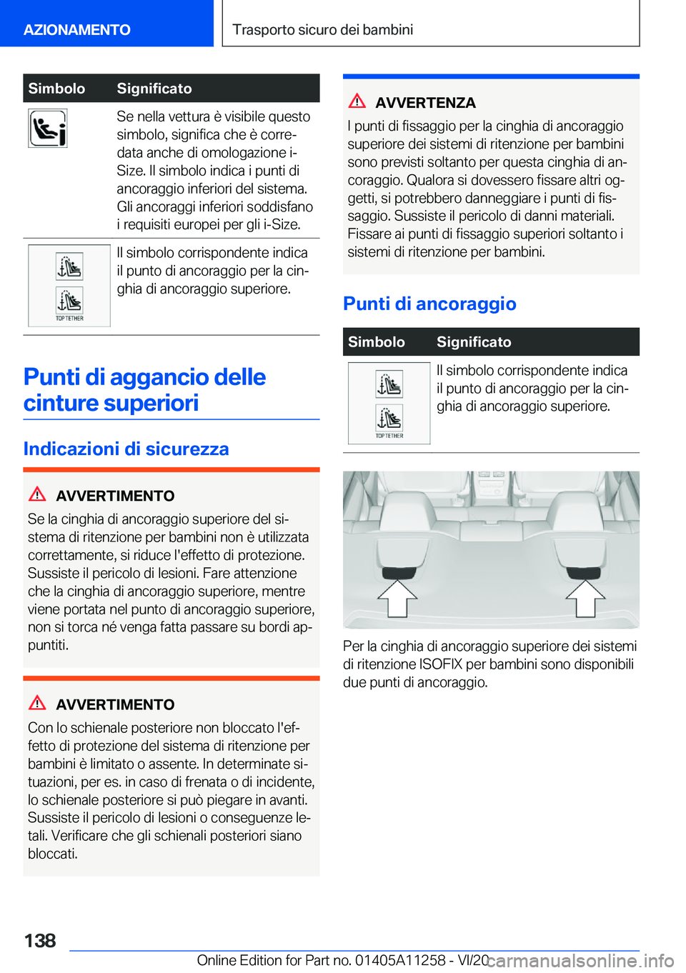 BMW 4 SERIES COUPE 2021  Libretti Di Uso E manutenzione (in Italian) �S�i�m�b�o�l�o�S�i�g�n�i�f�i�c�a�t�o�S�e��n�e�l�l�a��v�e�t�t�u�r�a��è��v�i�s�i�b�i�l�e��q�u�e�s�t�o
�s�i�m�b�o�l�o�,��s�i�g�n�i�f�i�c�a��c�h�e��è��c�o�r�r�eª
�d�a�t�a��a�n�c�h�e��d�i��
