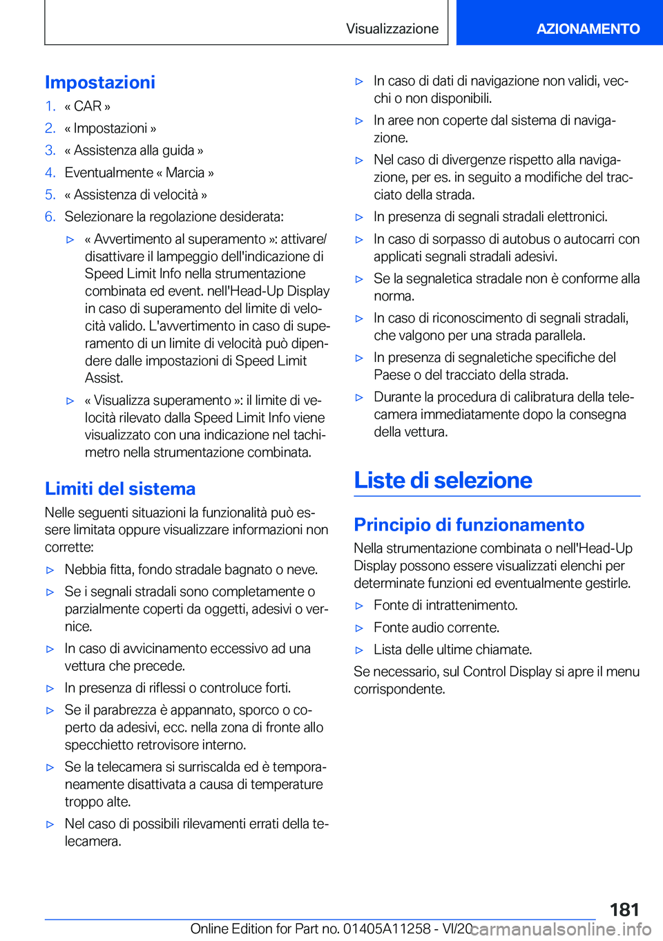 BMW 4 SERIES COUPE 2021  Libretti Di Uso E manutenzione (in Italian) �I�m�p�o�s�t�a�z�i�o�n�i�1�.�«��C�A�R��{�2�.�«��I�m�p�o�s�t�a�z�i�o�n�i��{�3�.�«��A�s�s�i�s�t�e�n�z�a��a�l�l�a��g�u�i�d�a��{�4�.�E�v�e�n�t�u�a�l�m�e�n�t�e��«��M�a�r�c�i�a��{�5�.�«��A�