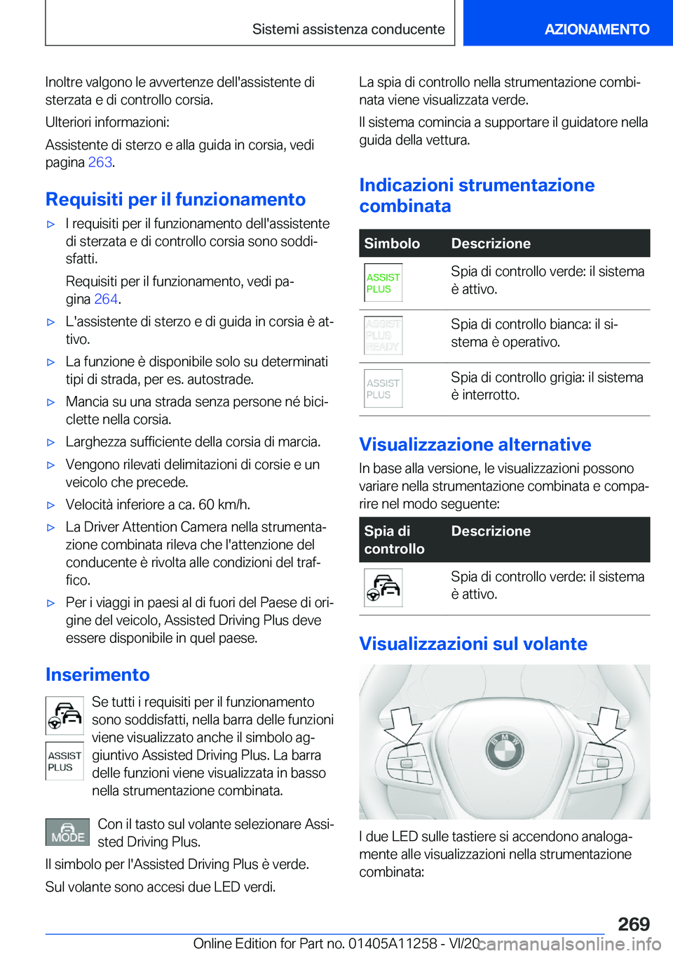 BMW 4 SERIES COUPE 2021  Libretti Di Uso E manutenzione (in Italian) �I�n�o�l�t�r�e��v�a�l�g�o�n�o��l�e��a�v�v�e�r�t�e�n�z�e��d�e�l�l�'�a�s�s�i�s�t�e�n�t�e��d�i�s�t�e�r�z�a�t�a��e��d�i��c�o�n�t�r�o�l�l�o��c�o�r�s�i�a�.
�U�l�t�e�r�i�o�r�i��i�n�f�o�r�m�a�z�
