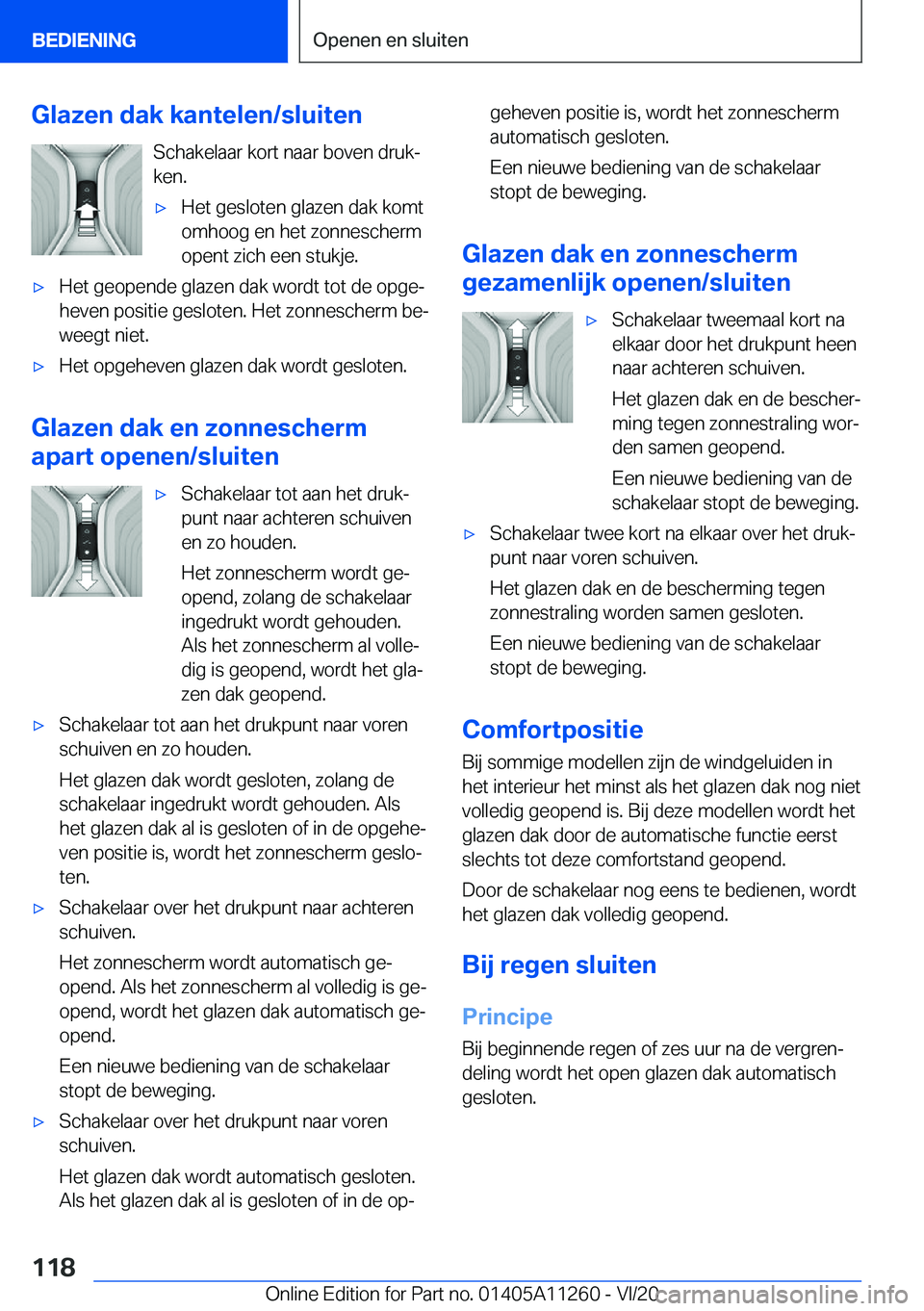BMW 4 SERIES COUPE 2021  Instructieboekjes (in Dutch) �G�l�a�z�e�n��d�a�k��k�a�n�t�e�l�e�n�/�s�l�u�i�t�e�n�S�c�h�a�k�e�l�a�a�r��k�o�r�t��n�a�a�r��b�o�v�e�n��d�r�u�kj�k�e�n�.'x�H�e�t��g�e�s�l�o�t�e�n��g�l�a�z�e�n��d�a�k��k�o�m�t
�o�m�h�o�o�