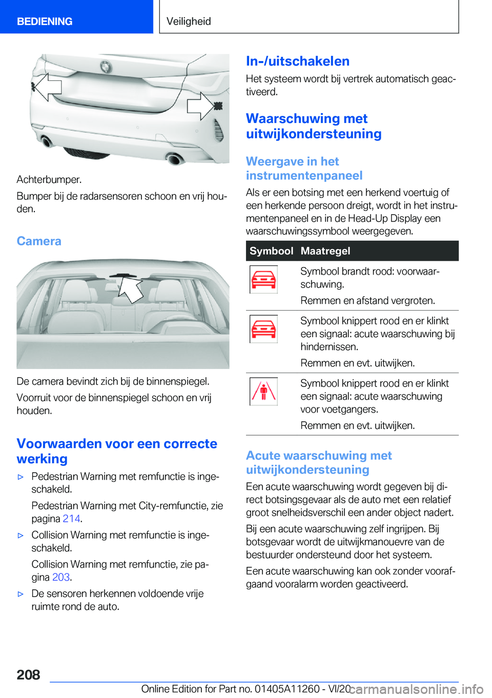 BMW 4 SERIES COUPE 2021  Instructieboekjes (in Dutch) �A�c�h�t�e�r�b�u�m�p�e�r�.
�B�u�m�p�e�r��b�i�j��d�e��r�a�d�a�r�s�e�n�s�o�r�e�n��s�c�h�o�o�n��e�n��v�r�i�j��h�o�uj �d�e�n�.
�C�a�m�e�r�a
�D�e��c�a�m�e�r�a��b�e�v�i�n�d�t��z�i�c�h��b�i�j��d