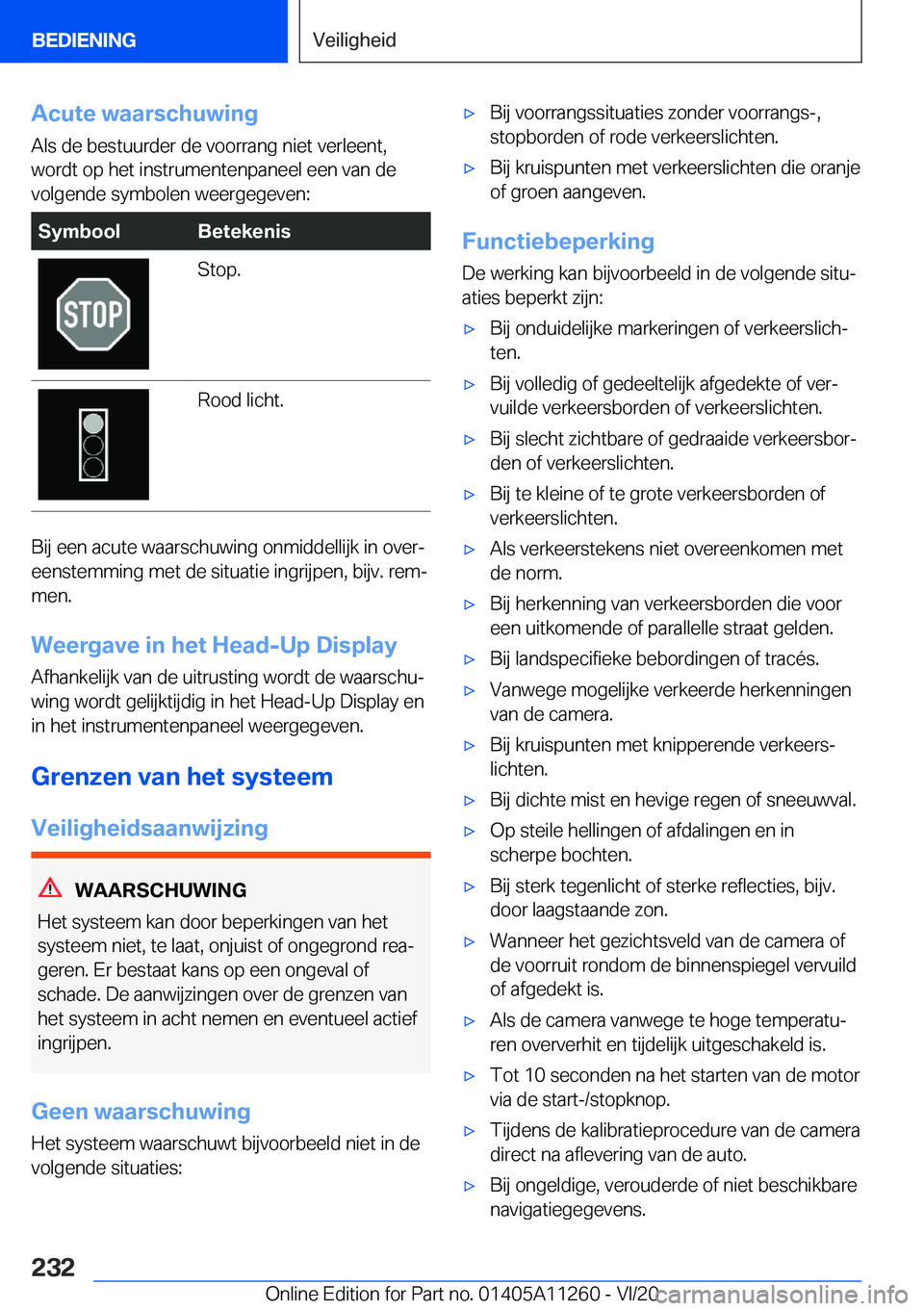 BMW 4 SERIES COUPE 2021  Instructieboekjes (in Dutch) �A�c�u�t�e��w�a�a�r�s�c�h�u�w�i�n�g
�A�l�s��d�e��b�e�s�t�u�u�r�d�e�r��d�e��v�o�o�r�r�a�n�g��n�i�e�t��v�e�r�l�e�e�n�t�,
�w�o�r�d�t��o�p��h�e�t��i�n�s�t�r�u�m�e�n�t�e�n�p�a�n�e�e�l��e�e�n��v