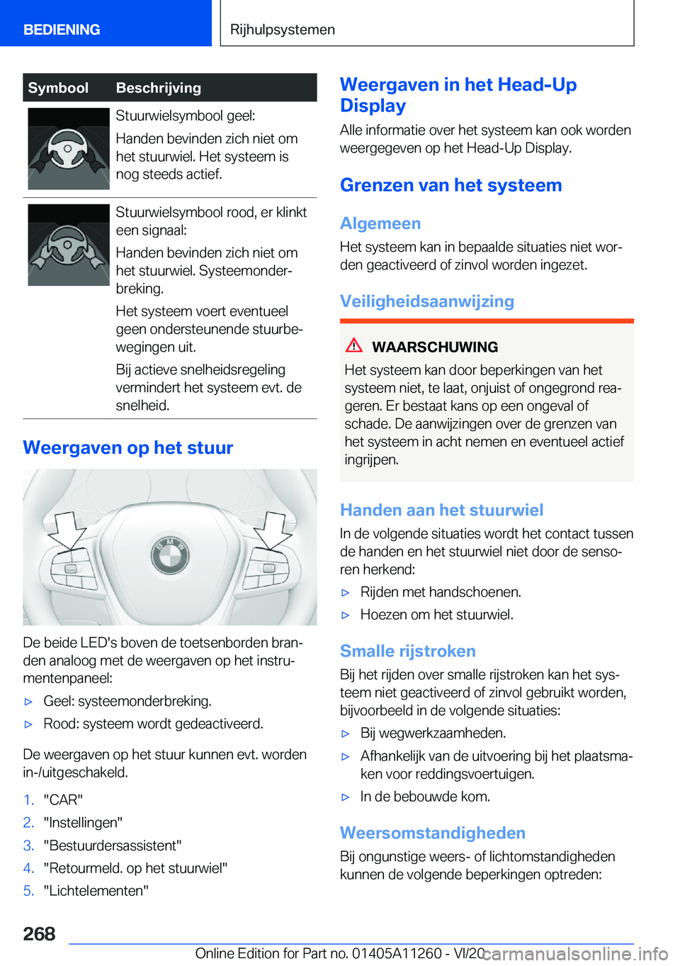 BMW 4 SERIES COUPE 2021  Instructieboekjes (in Dutch) �S�y�m�b�o�o�l�B�e�s�c�h�r�i�j�v�i�n�g�S�t�u�u�r�w�i�e�l�s�y�m�b�o�o�l��g�e�e�l�:
�H�a�n�d�e�n��b�e�v�i�n�d�e�n��z�i�c�h��n�i�e�t��o�m
�h�e�t��s�t�u�u�r�w�i�e�l�.��H�e�t��s�y�s�t�e�e�m��i�s
�