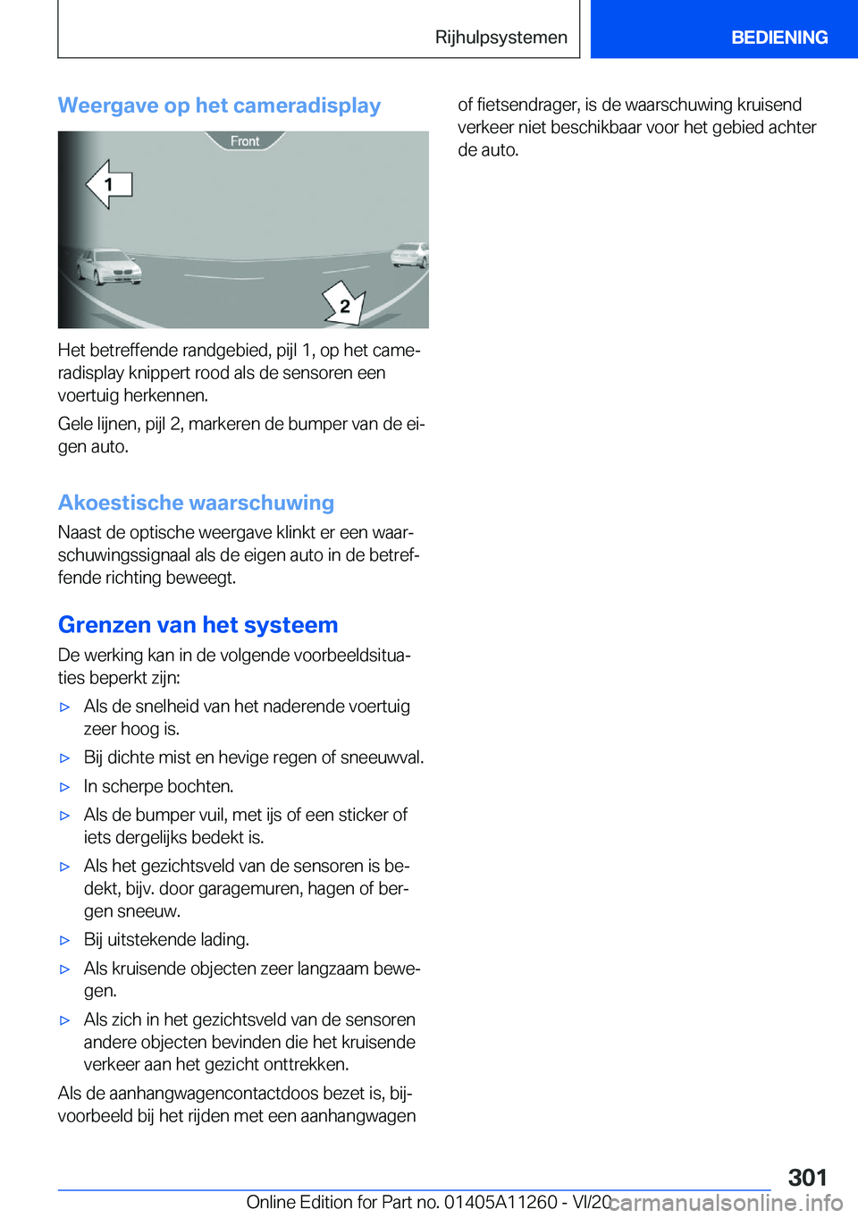 BMW 4 SERIES COUPE 2021  Instructieboekjes (in Dutch) �W�e�e�r�g�a�v�e��o�p��h�e�t��c�a�m�e�r�a�d�i�s�p�l�a�y
�H�e�t��b�e�t�r�e�f�f�e�n�d�e��r�a�n�d�g�e�b�i�e�d�,��p�i�j�l��1�,��o�p��h�e�t��c�a�m�ej
�r�a�d�i�s�p�l�a�y��k�n�i�p�p�e�r�t��r�o�o