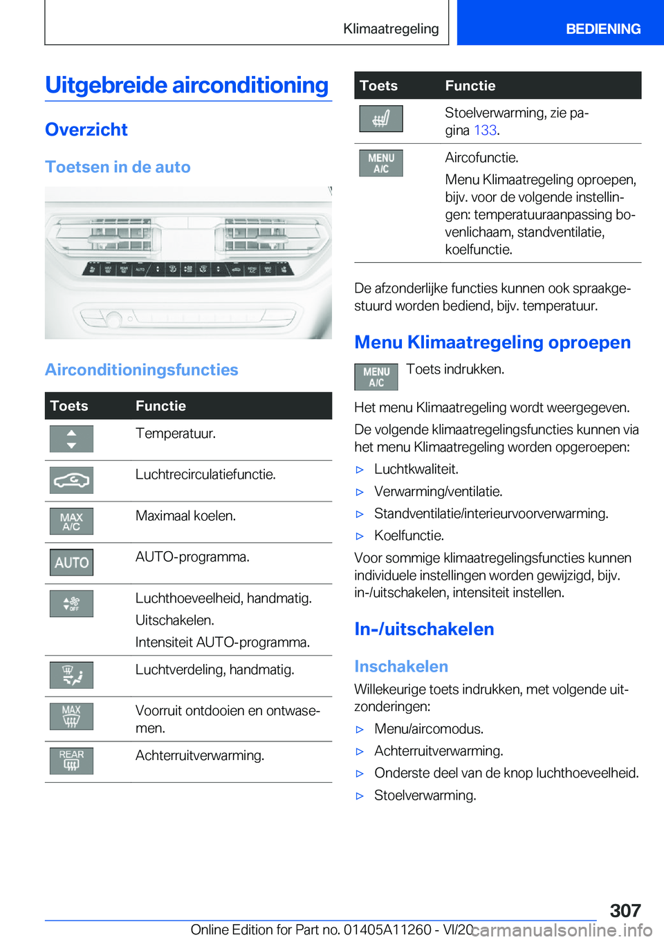 BMW 4 SERIES COUPE 2021  Instructieboekjes (in Dutch) �U�i�t�g�e�b�r�e�i�d�e��a�i�r�c�o�n�d�i�t�i�o�n�i�n�g
�O�v�e�r�z�i�c�h�t�T�o�e�t�s�e�n��i�n��d�e��a�u�t�o
�A�i�r�c�o�n�d�i�t�i�o�n�i�n�g�s�f�u�n�c�t�i�e�s
�T�o�e�t�s�F�u�n�c�t�i�e�T�e�m�p�e�r�a�t�